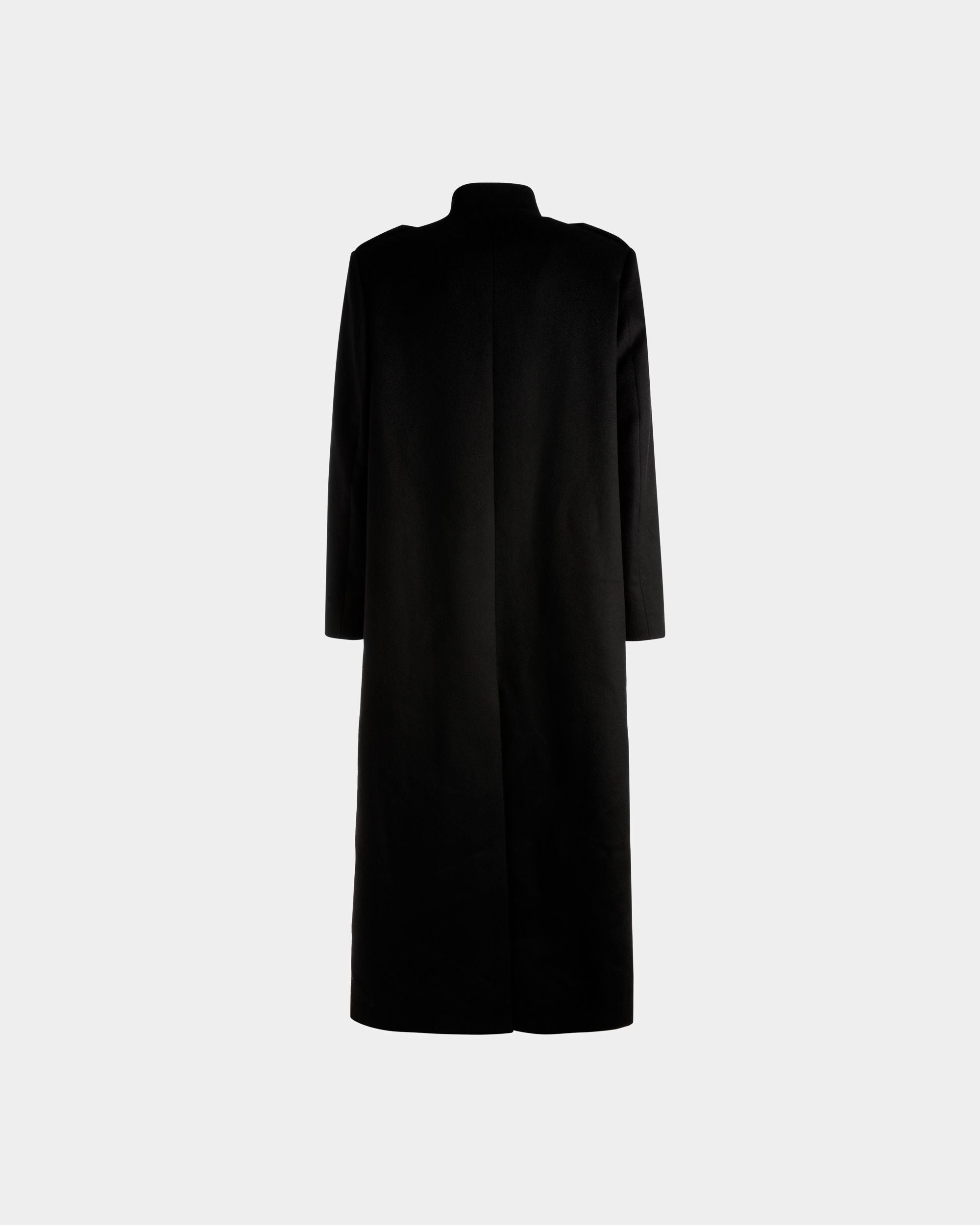 Cappotto Utility Lungo In Lana Nera - Uomo - Bally - 07