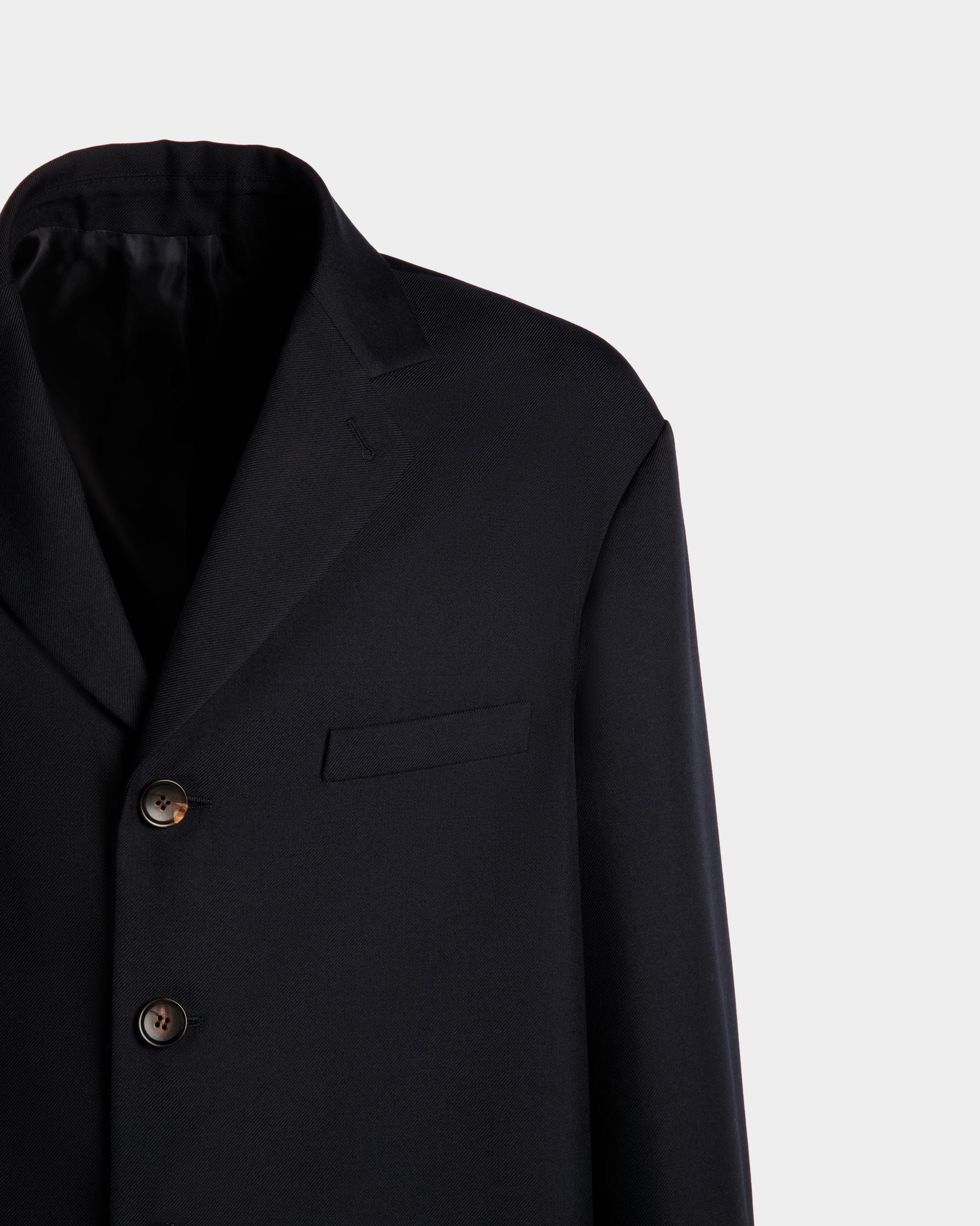 Giacca In Misto Lana Navy Blue - Uomo - Bally - 07