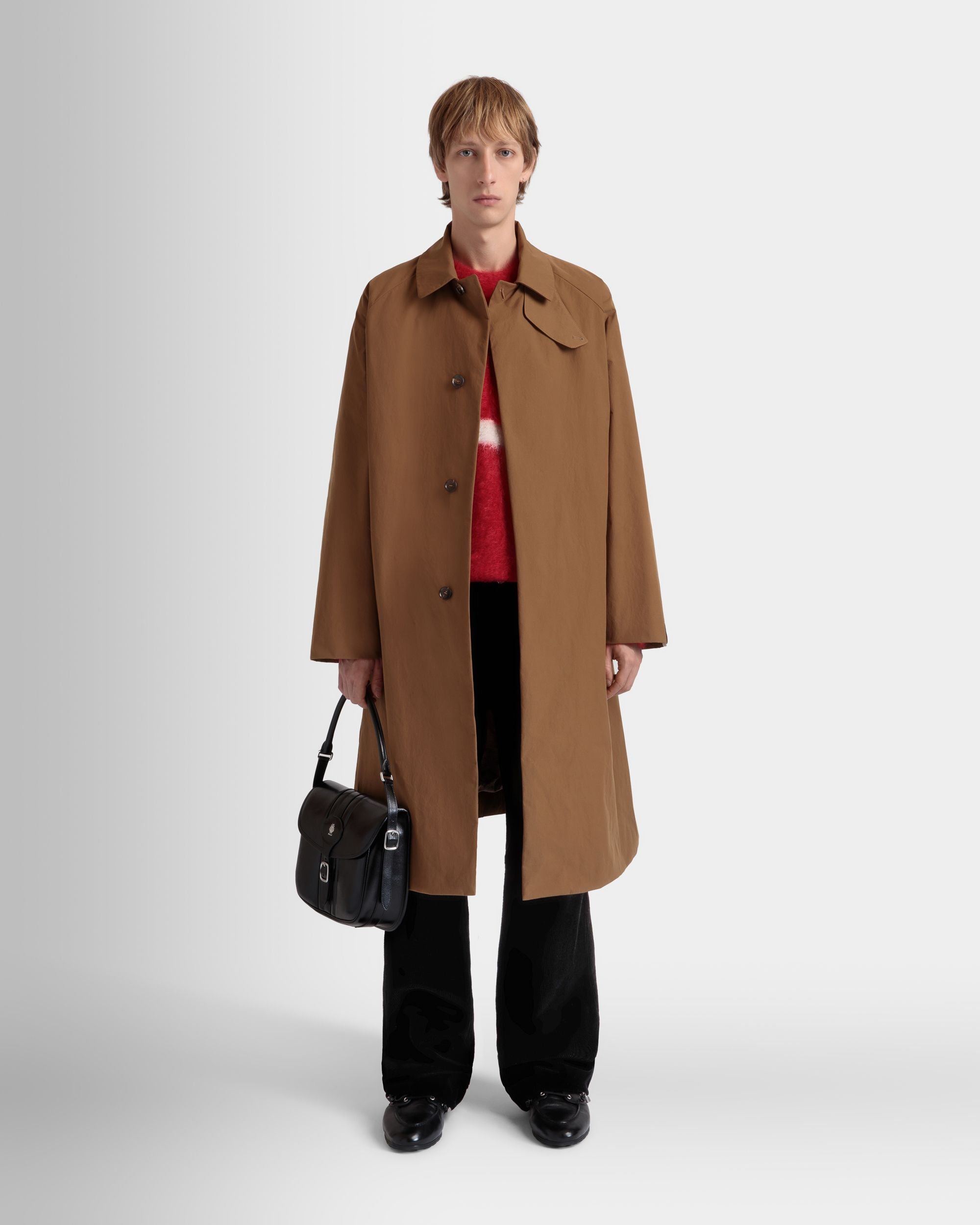 Trench In Nylon Marrone - Uomo - Bally - 03