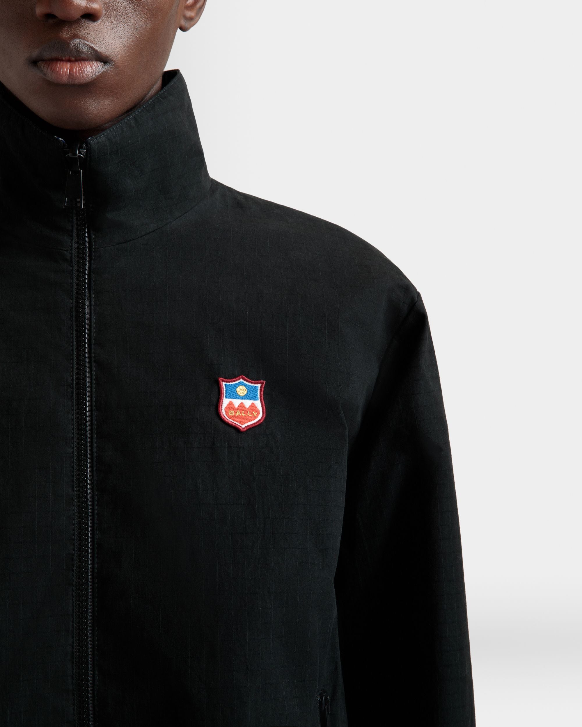 Bomber Reversibile In Misto Cotone Nero - Uomo - Bally - 02