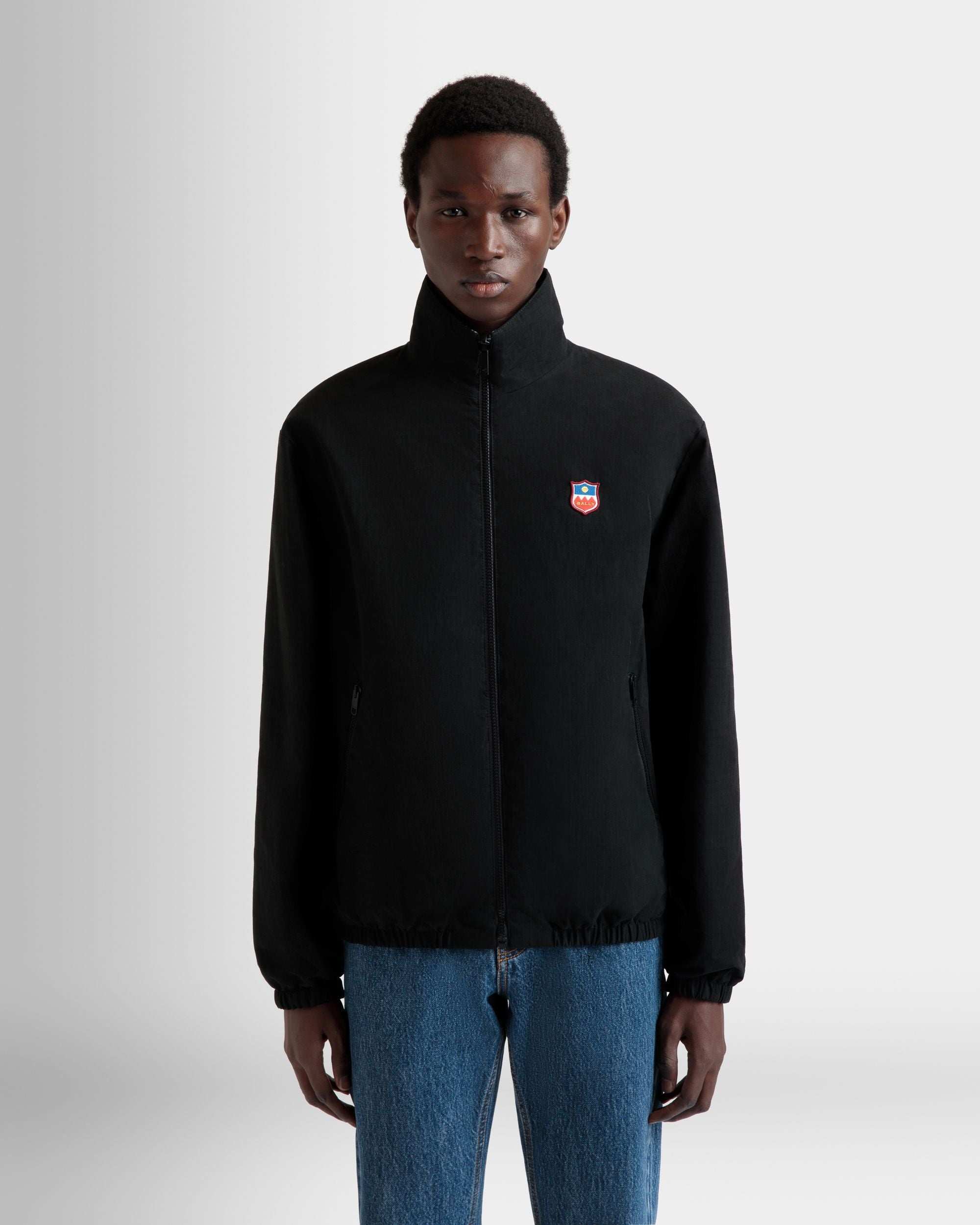 Bomber Reversibile In Misto Cotone Nero - Uomo - Bally - 08