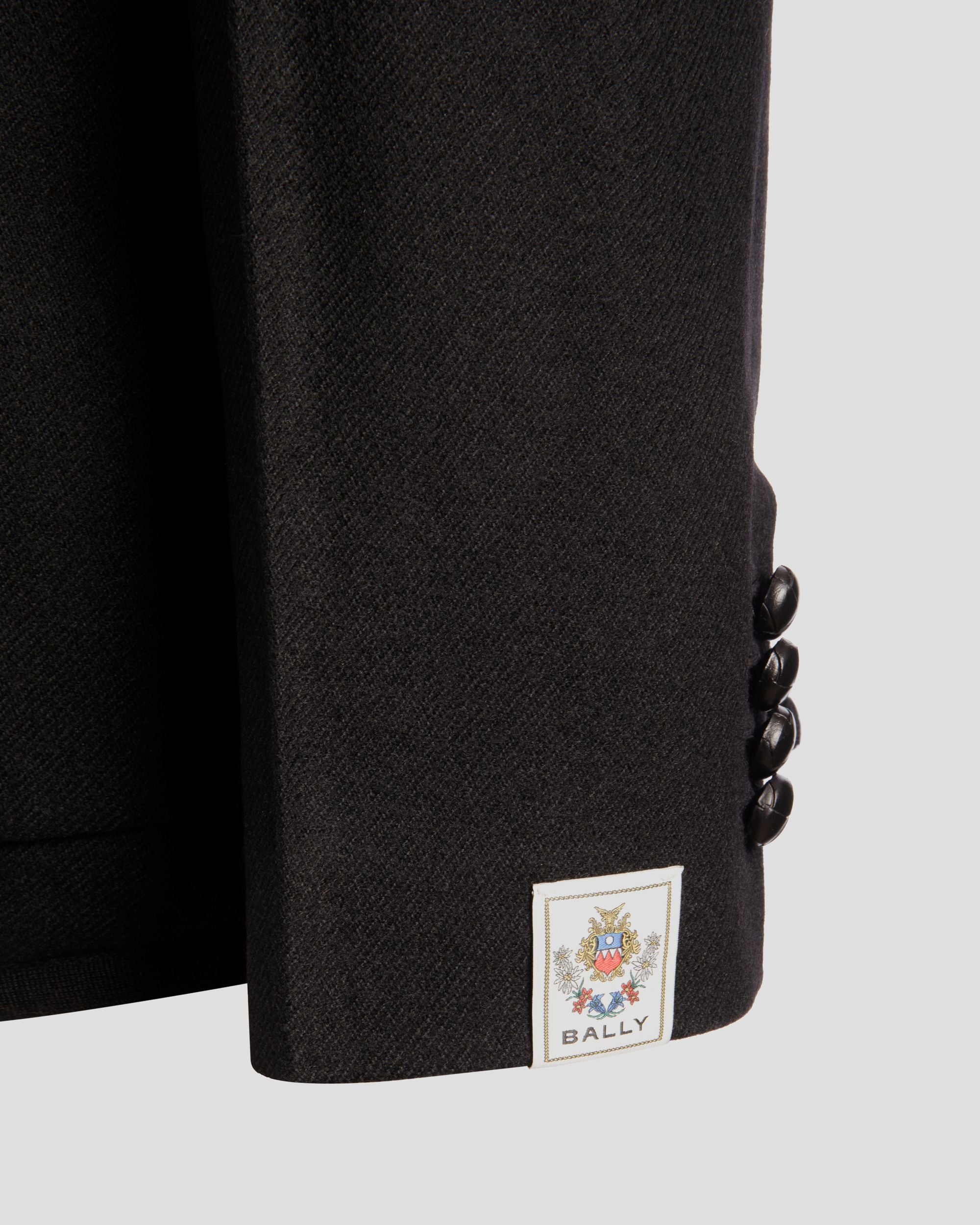 Blazer Winter Capsule In Misto Lana Nero - Uomo - Bally - 06