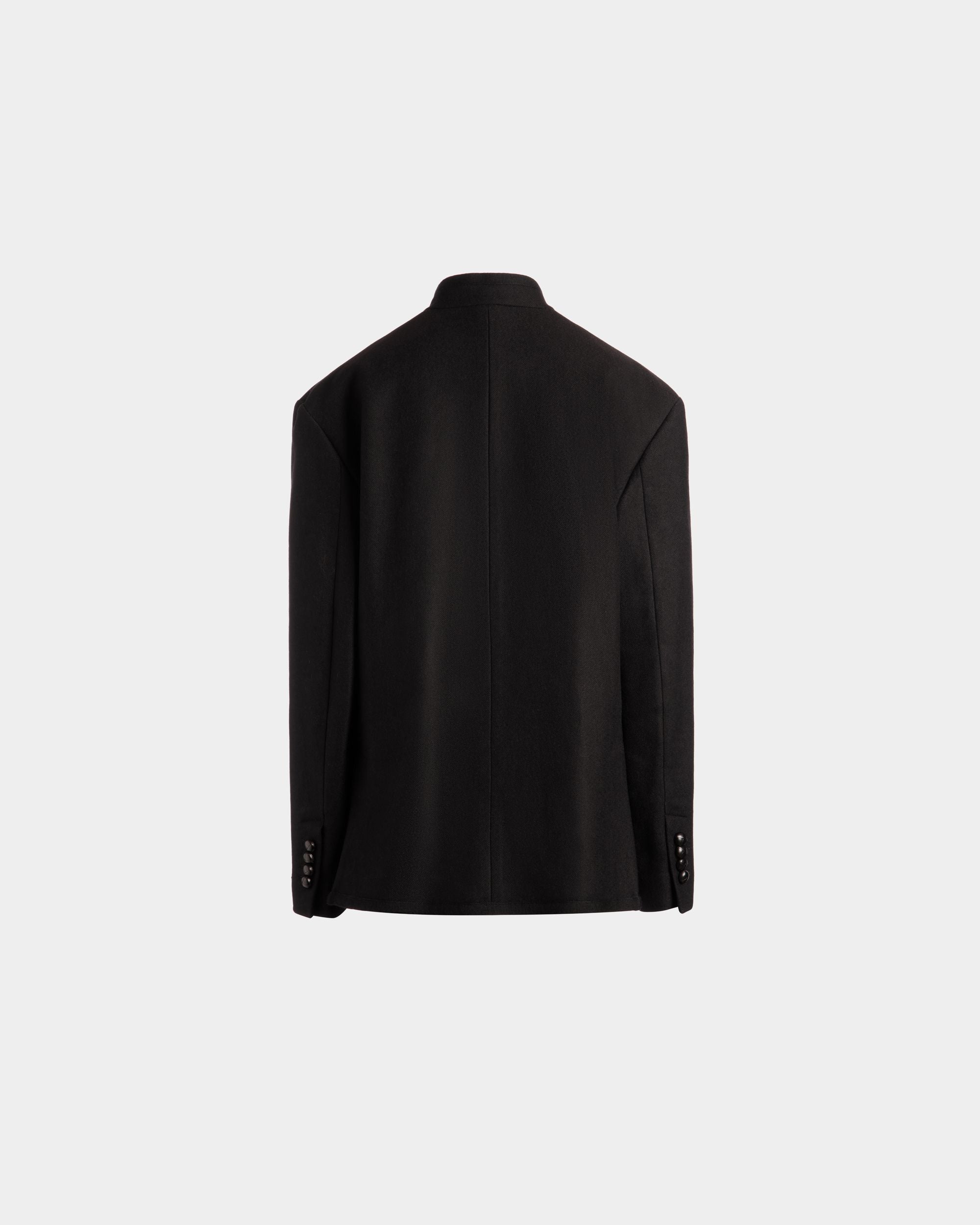 Blazer Winter Capsule In Misto Lana Nero - Uomo - Bally - 07