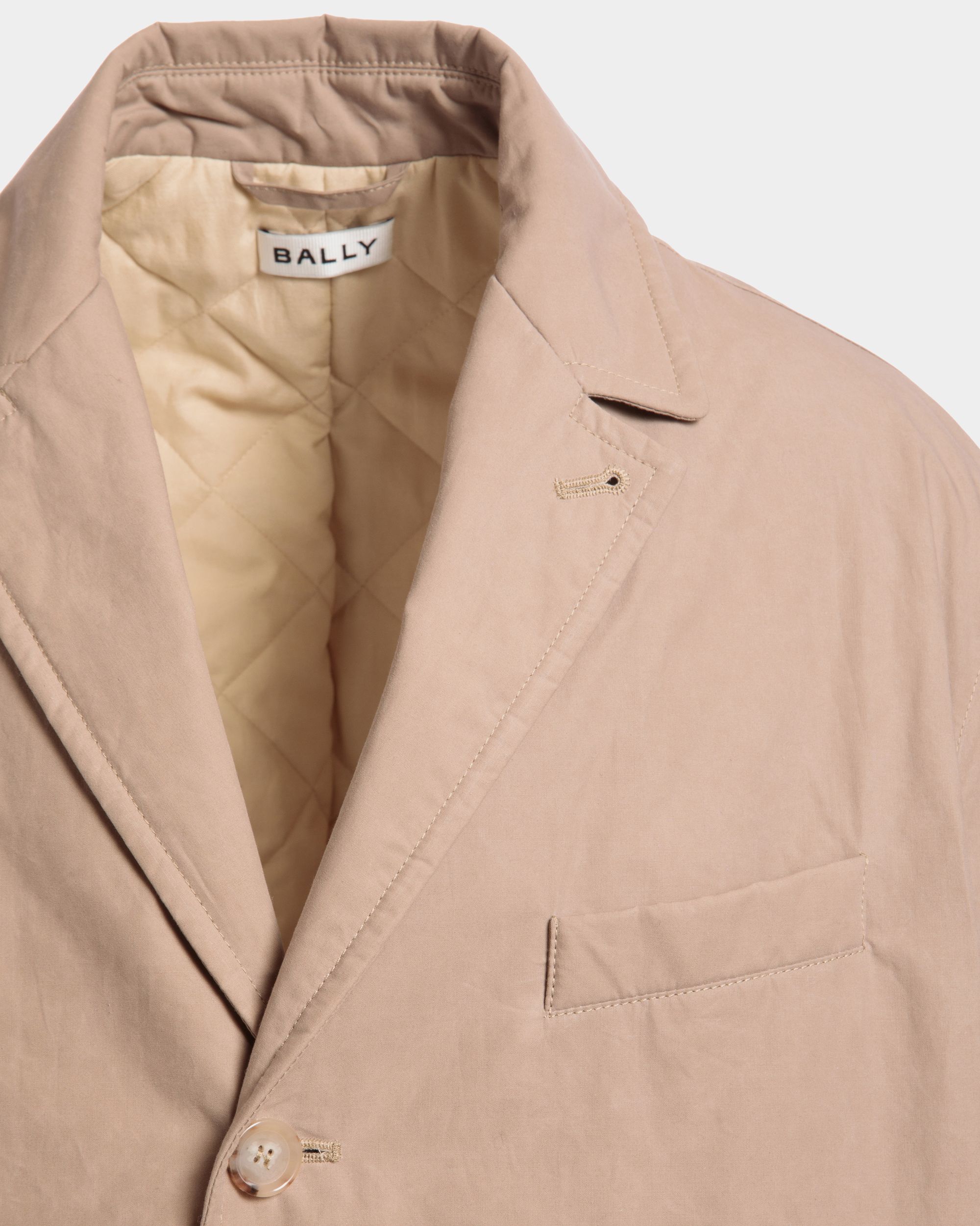 Car Coat In Cotone Beige - Uomo - Bally - 04