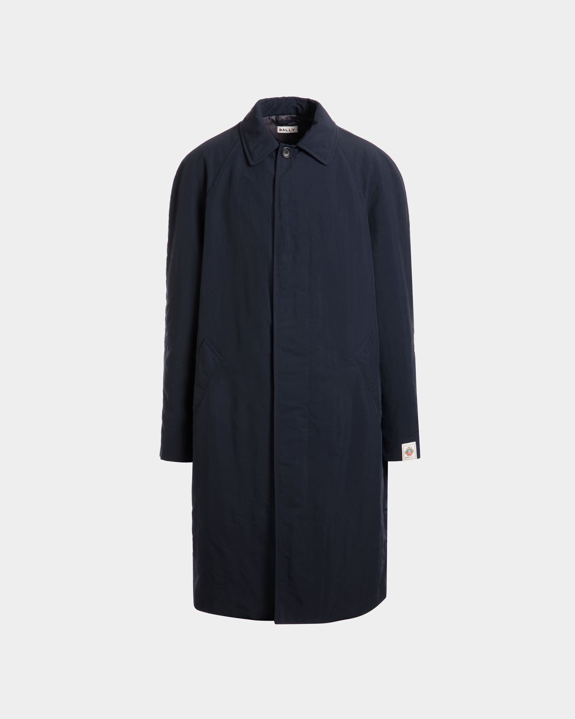 Trench In Nylon Navy Blue - Uomo - Bally - 01