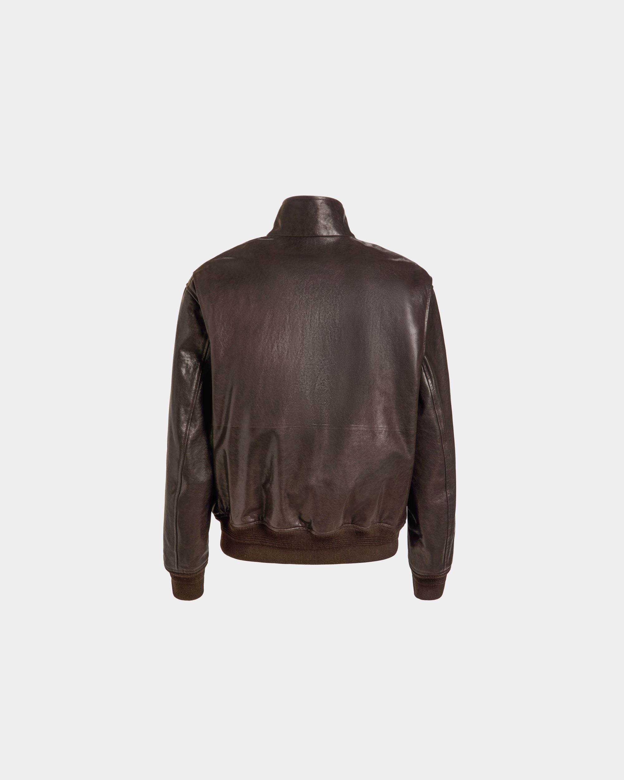 Giubbotto In Pelle Color Ebano - Uomo - Bally - 07