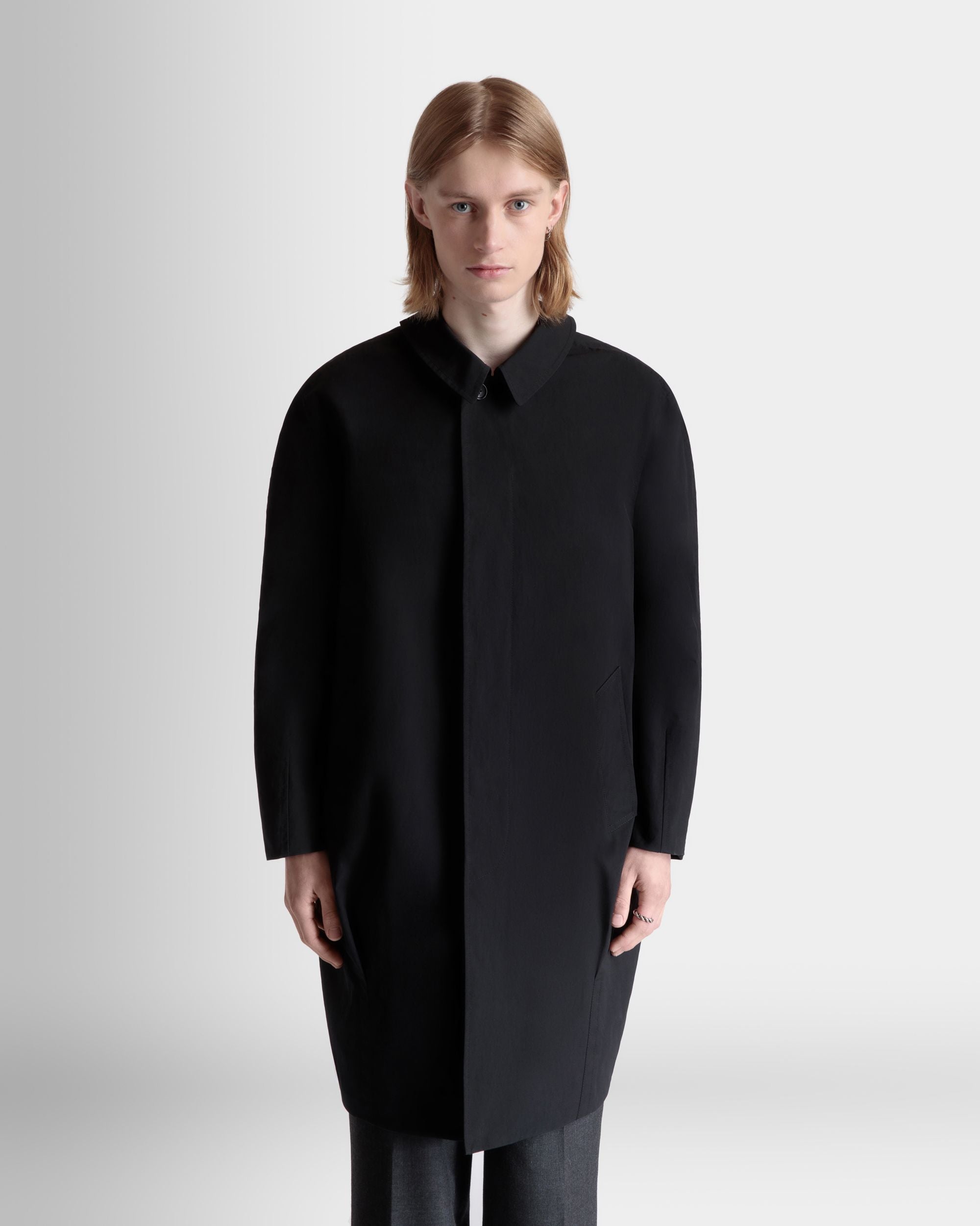 Cappotto In Poliestere Nero - Uomo - Bally - 08