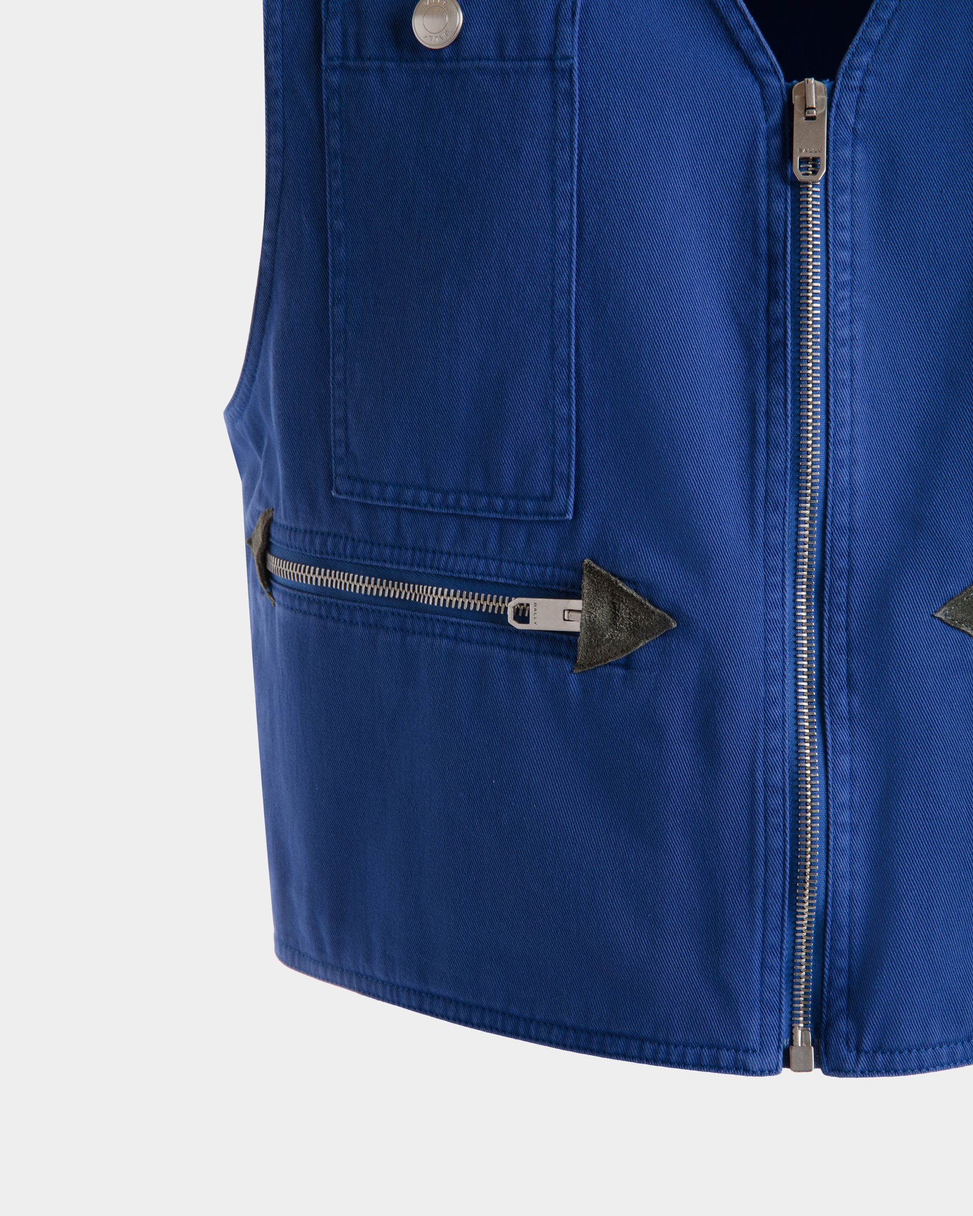 Gilet In Cotone Blu - Uomo - Bally - 02