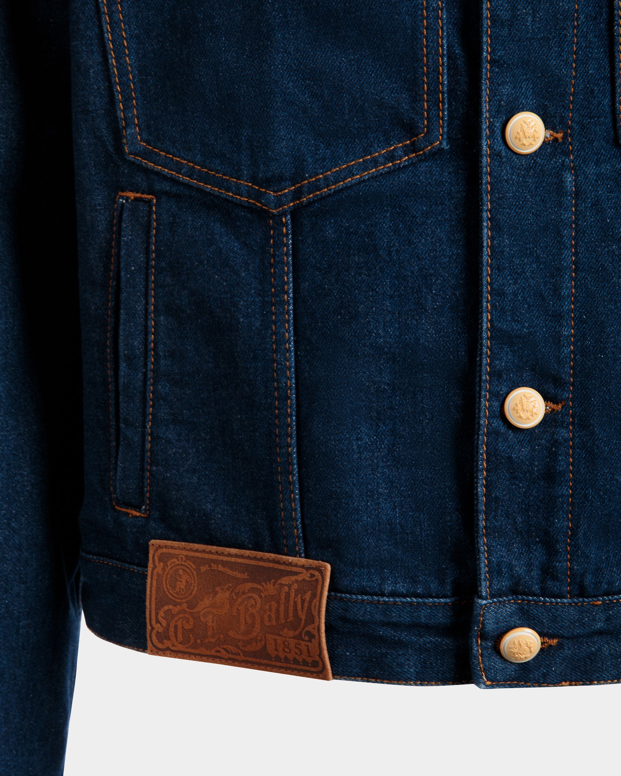 Giacca Trucker In Cotone Navy Blue - Uomo - Bally - 02