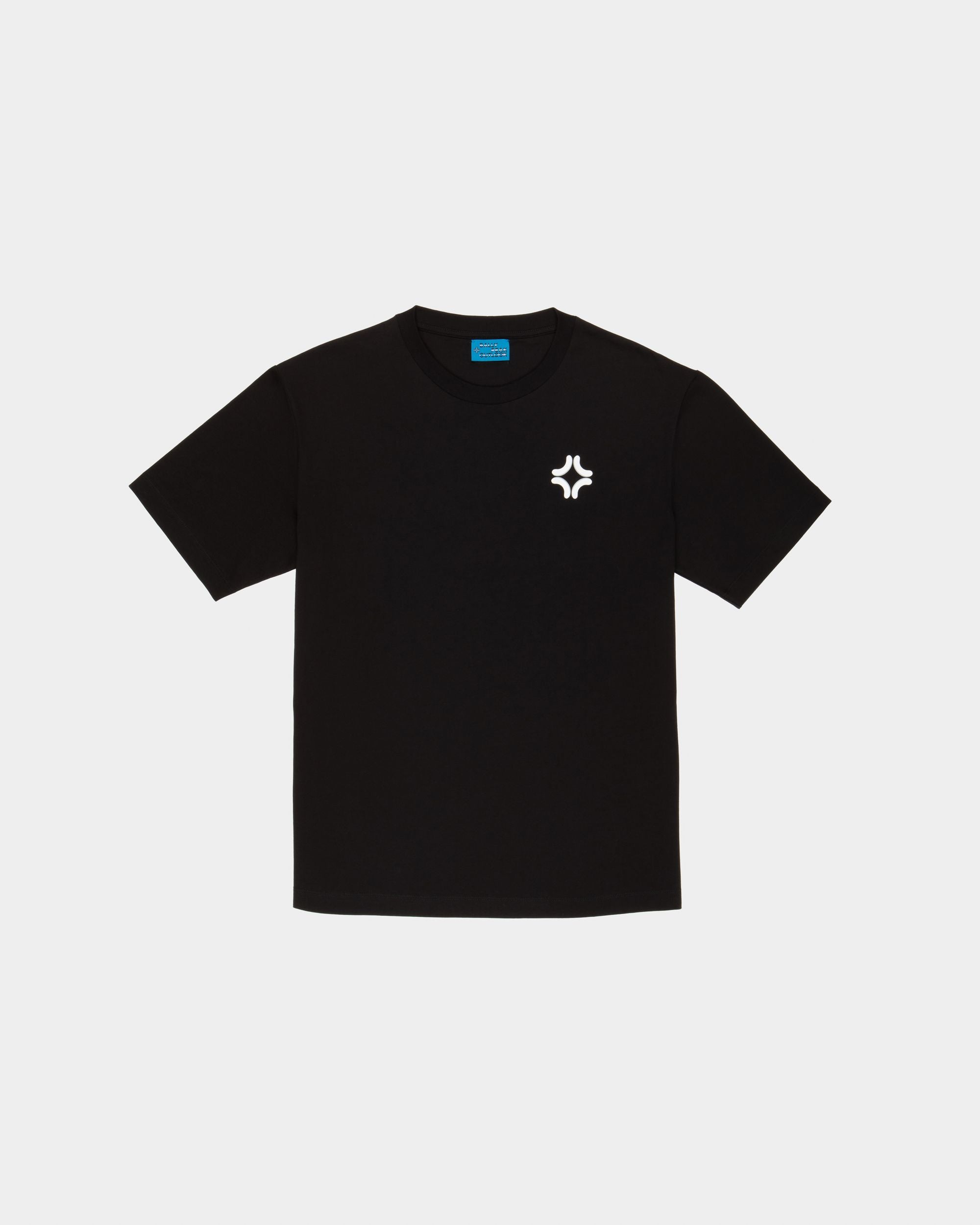 T-Shirt Bally Peak Outlook In Cotone Organico Colore Nero - Uomo - Bally - 01
