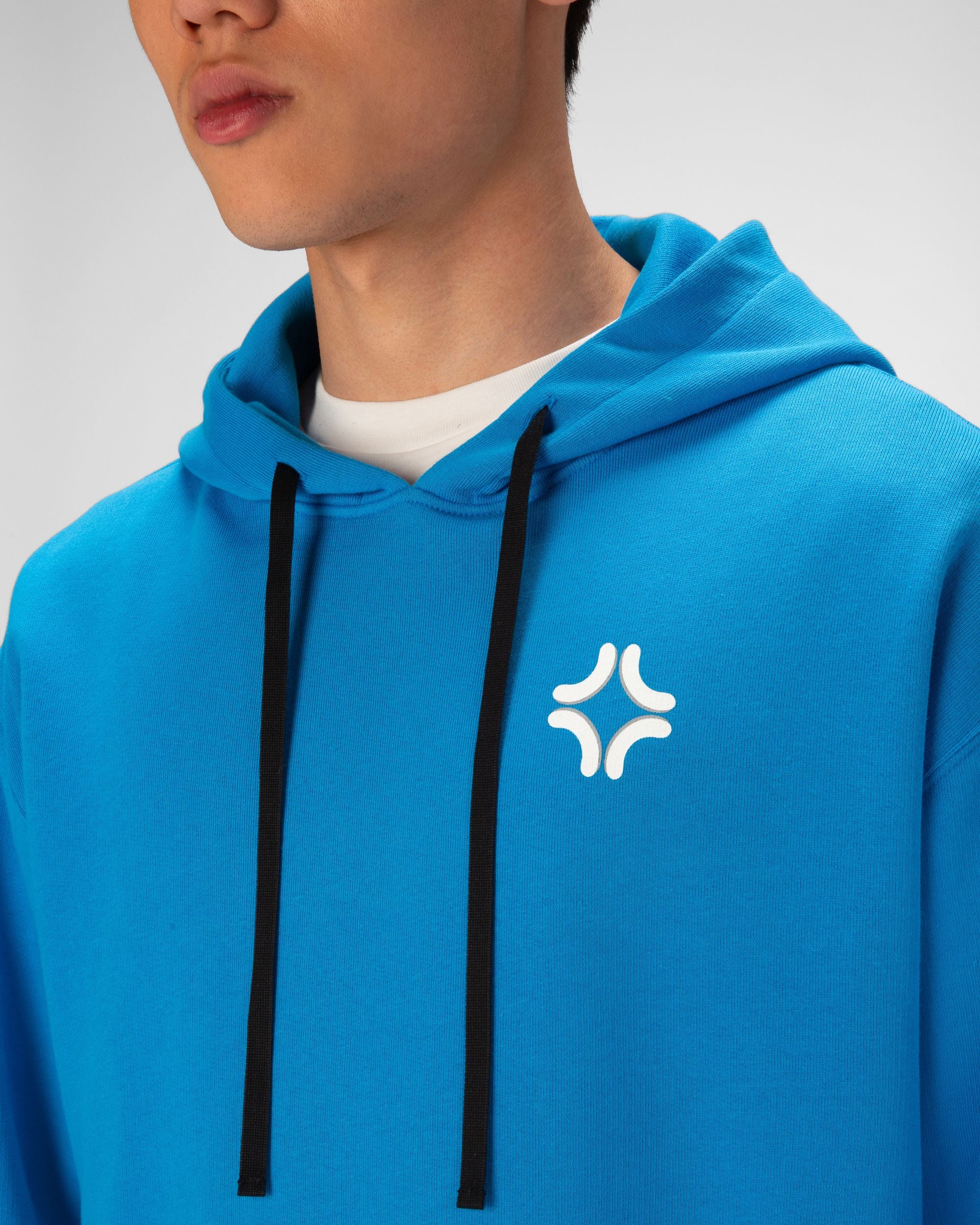 Felpa Con Cappuccio Bally Peak Outlook In Cotone Organico Blu - Uomo - Bally - 02