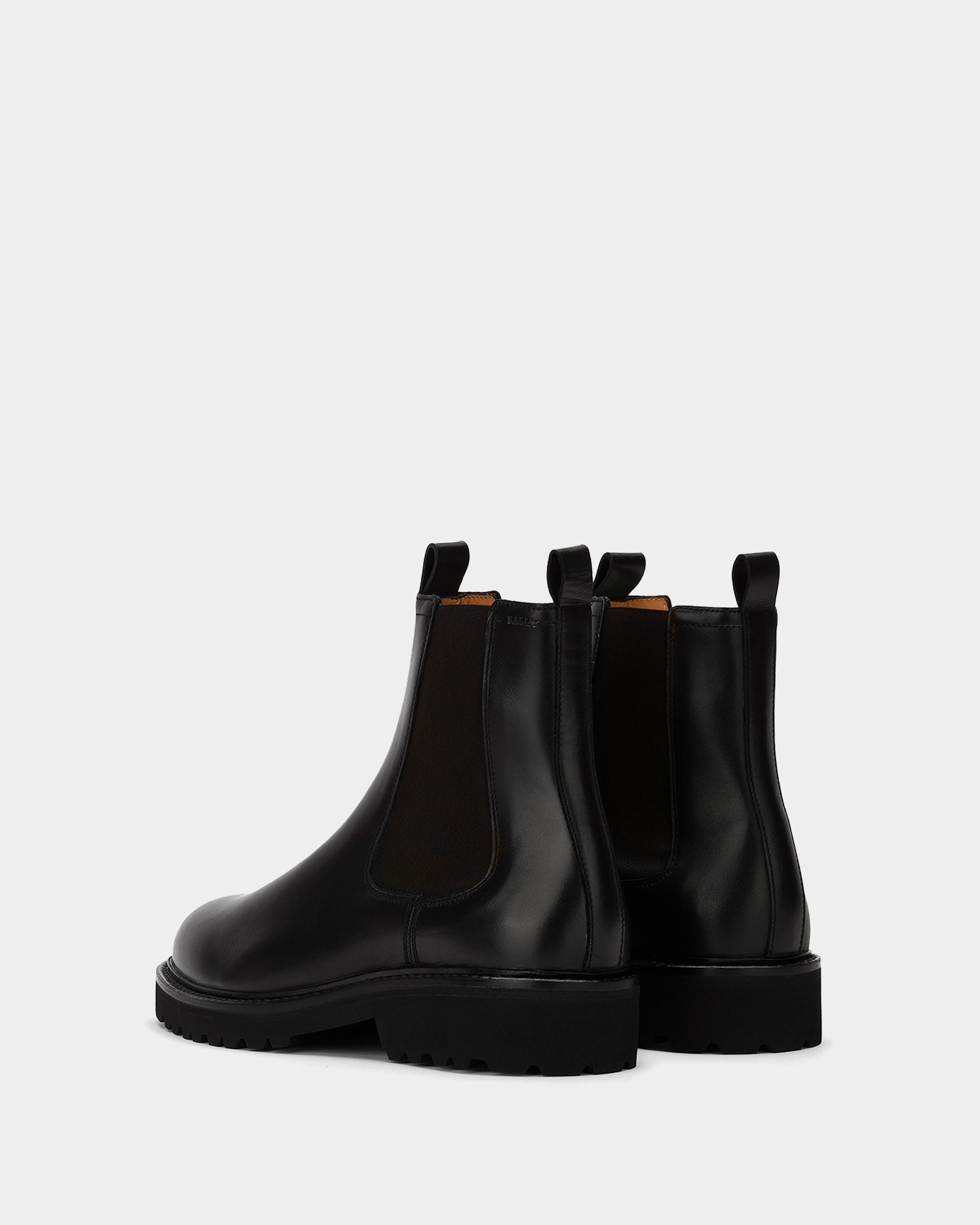 Stivaletto In Pelle Nera - Uomo - Bally - 03
