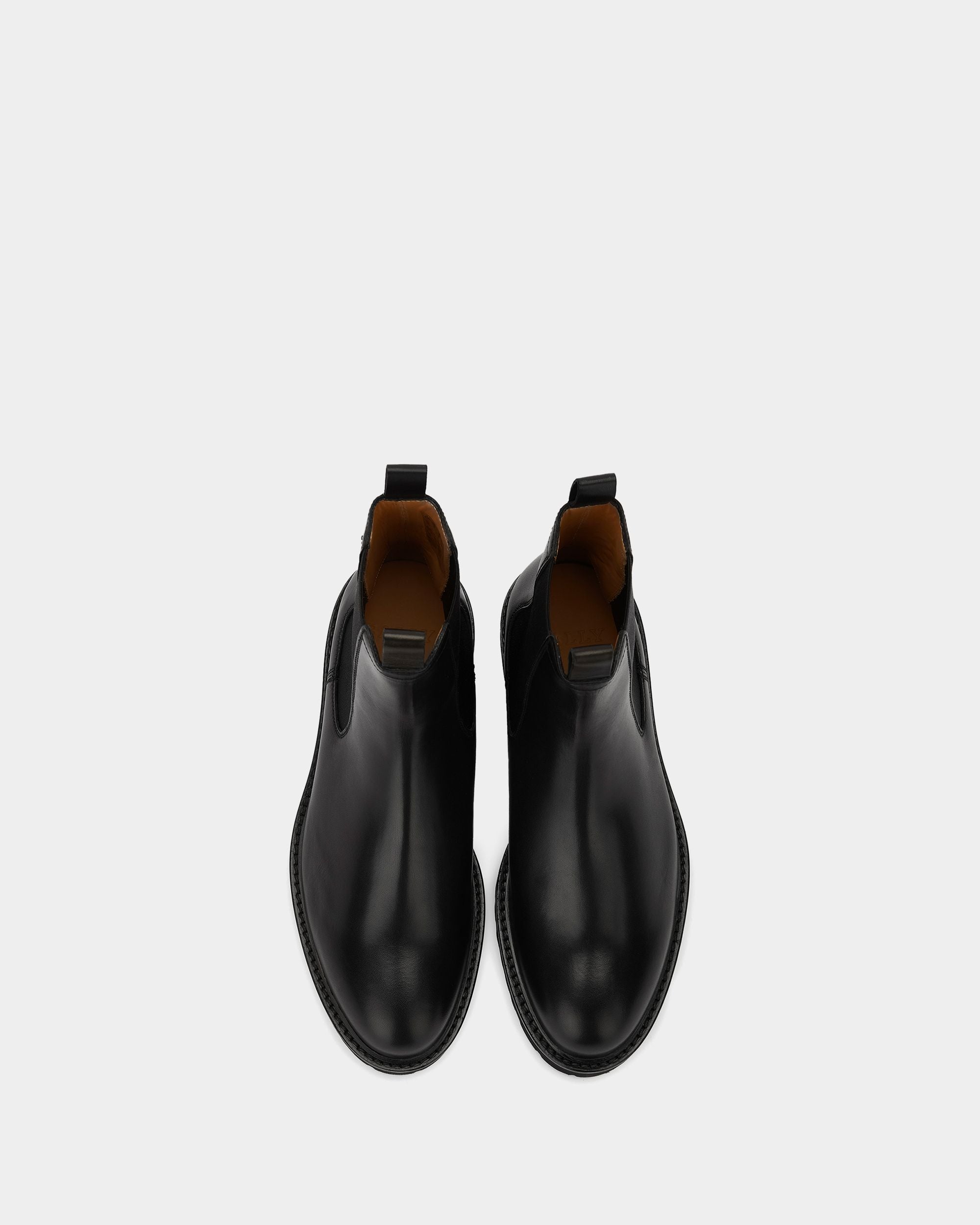 Men's Black Leather Boots - Uomo - Bally - 05