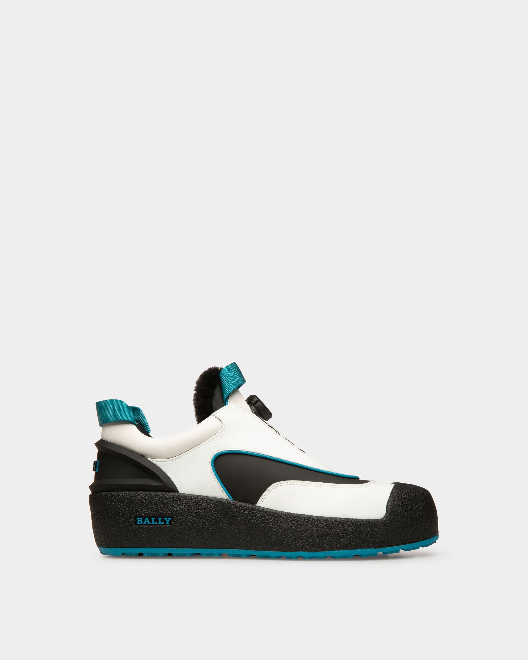 Curtys Stivali Da Neve In Pelle Nera E Bianca - Uomo - Bally - 01