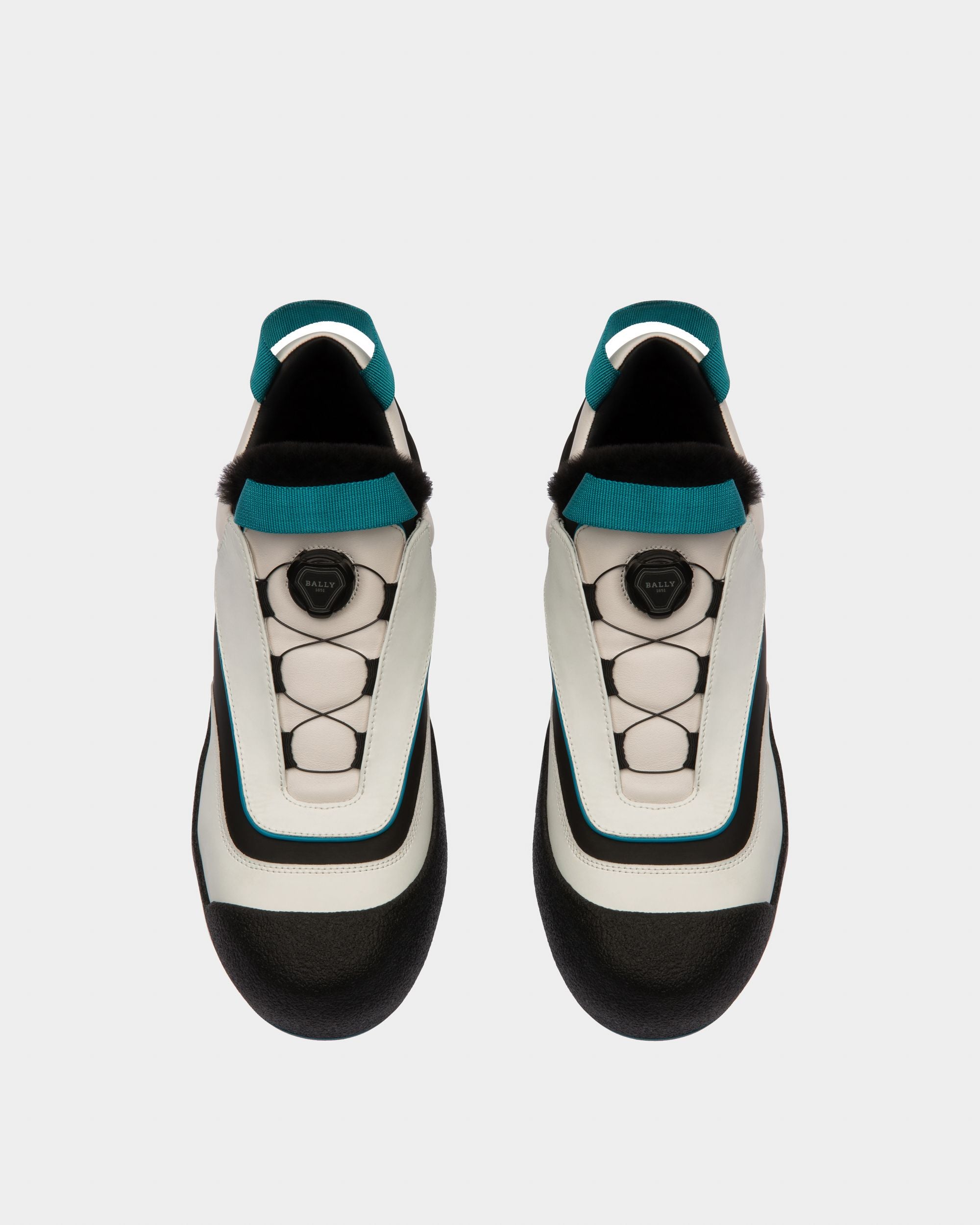 Curtys Stivali Da Neve In Pelle Nera E Bianca - Uomo - Bally - 02