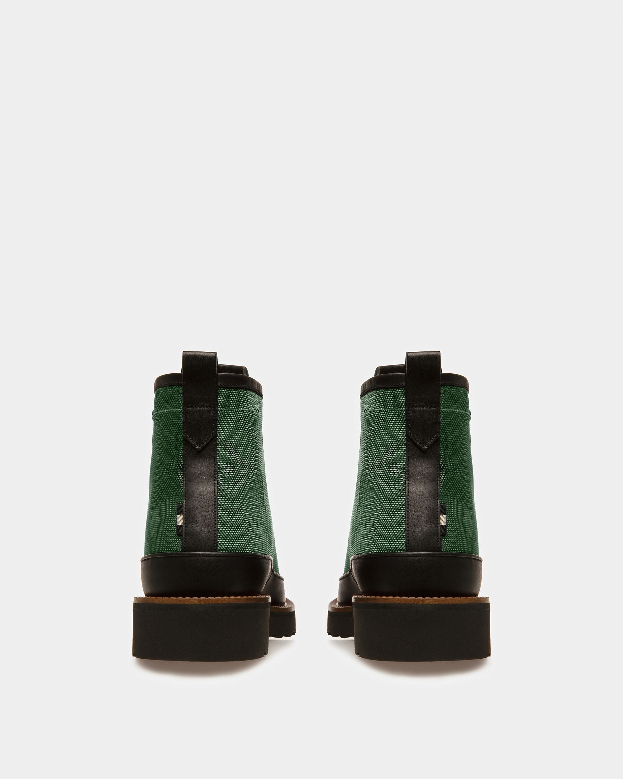 Nortis Stivali In Pelle, Tessuto E Materiale Sintetico Verde Salvia E Nero - Uomo - Bally - 04