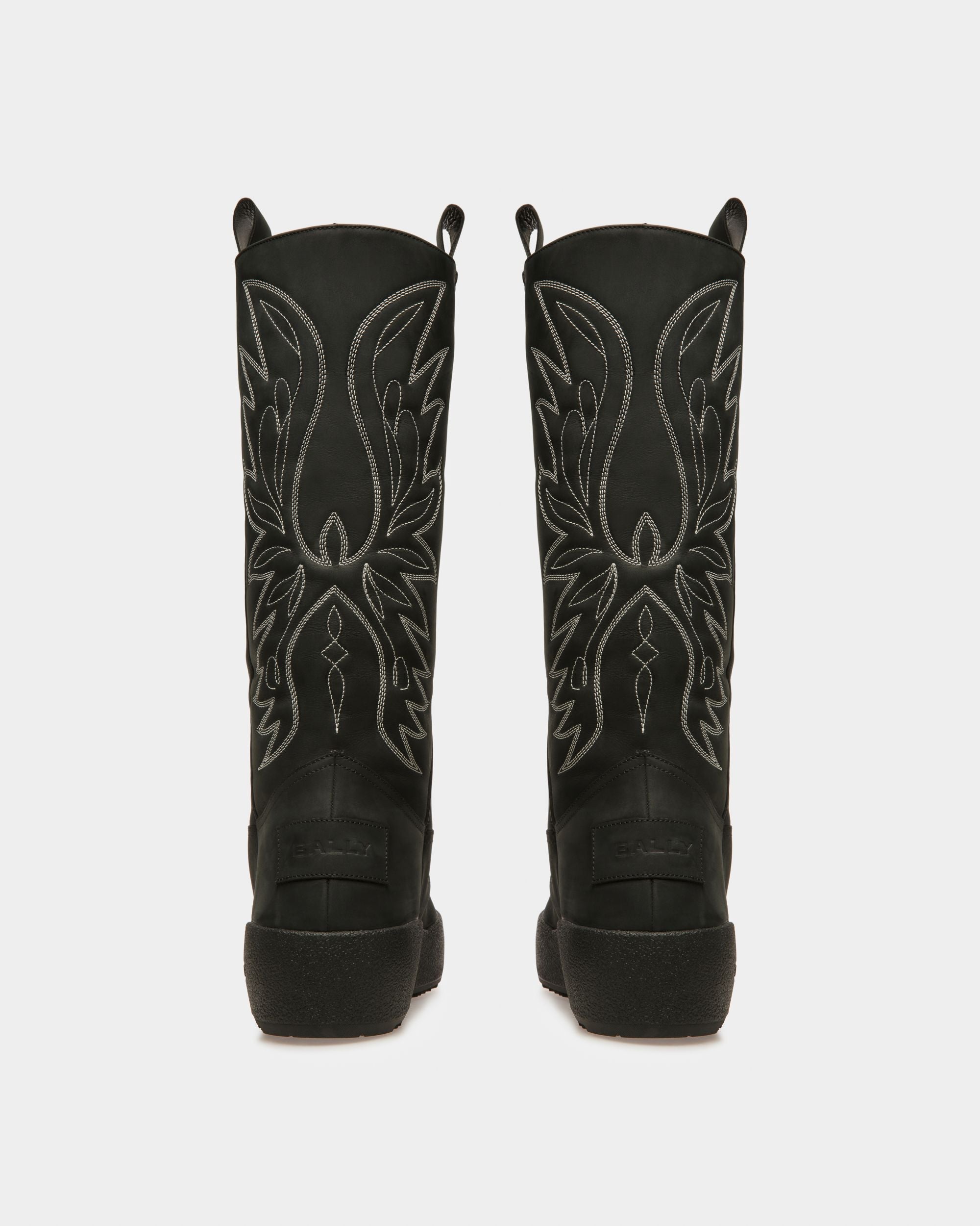 Montana Stivale Da Neve In Pelle Nera - Uomo - Bally - 03