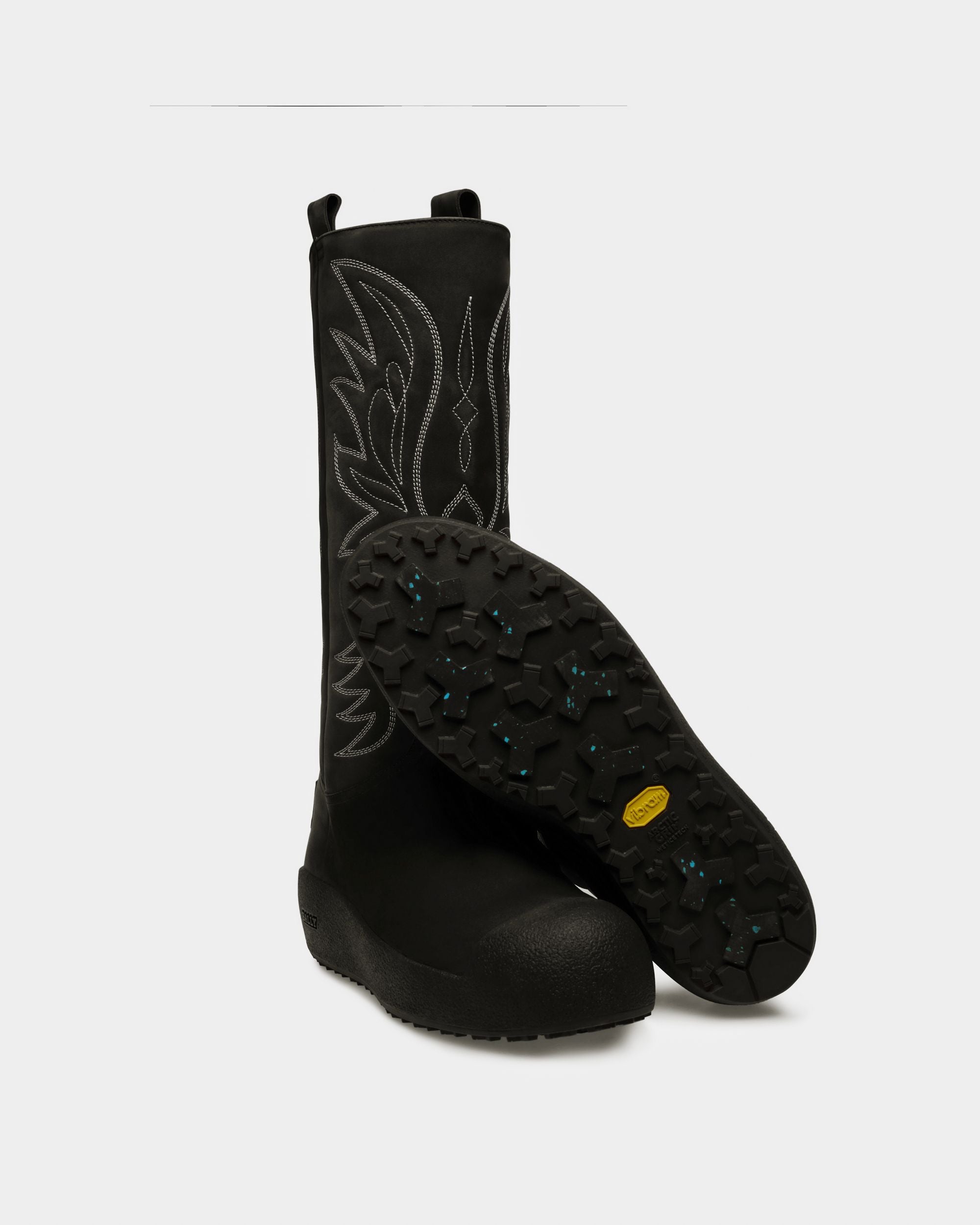 Montana Stivale Da Neve In Pelle Nera - Uomo - Bally - 05
