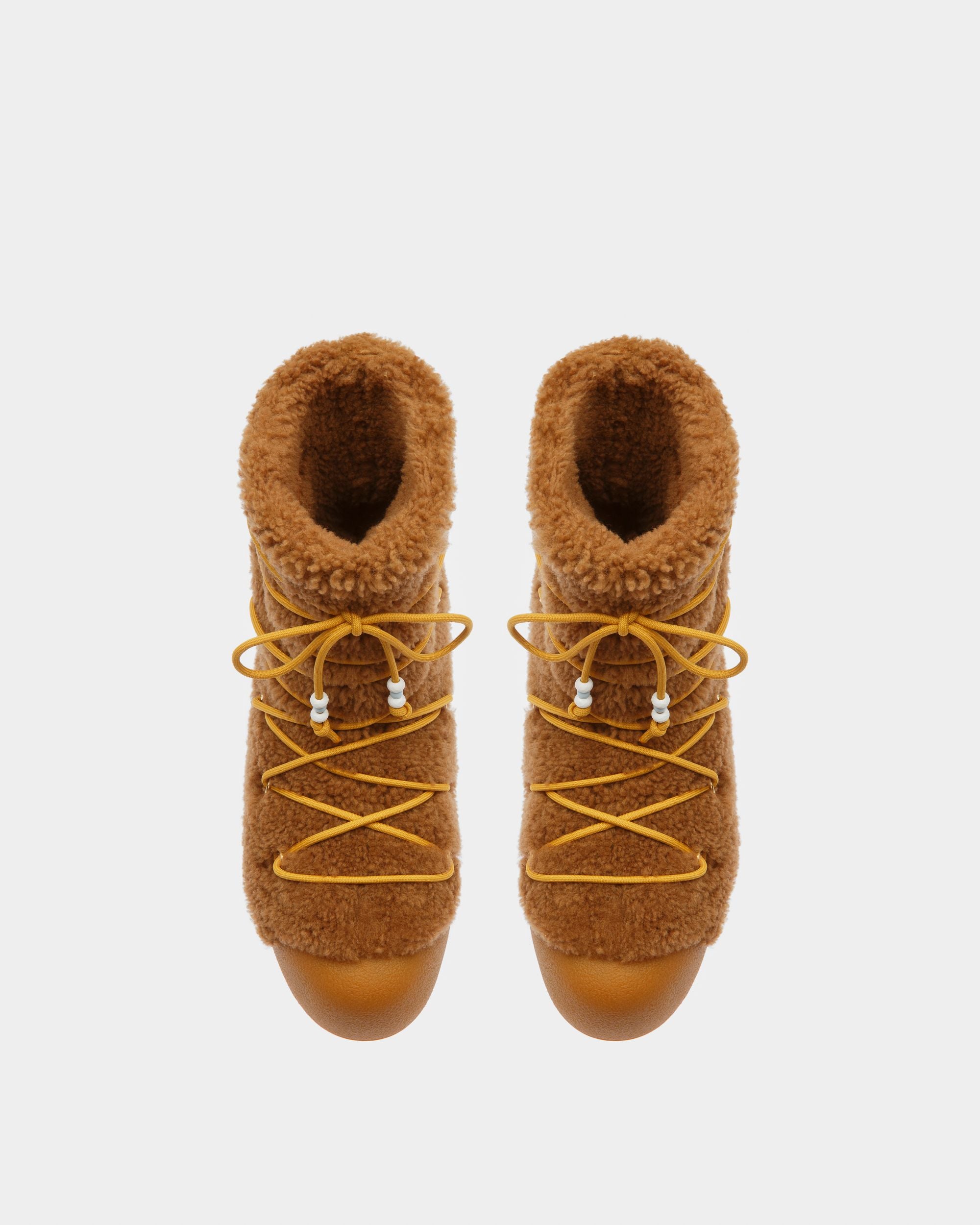 Corviglia Stivale Da Neve In Pelle Cammello - Uomo - Bally - 02