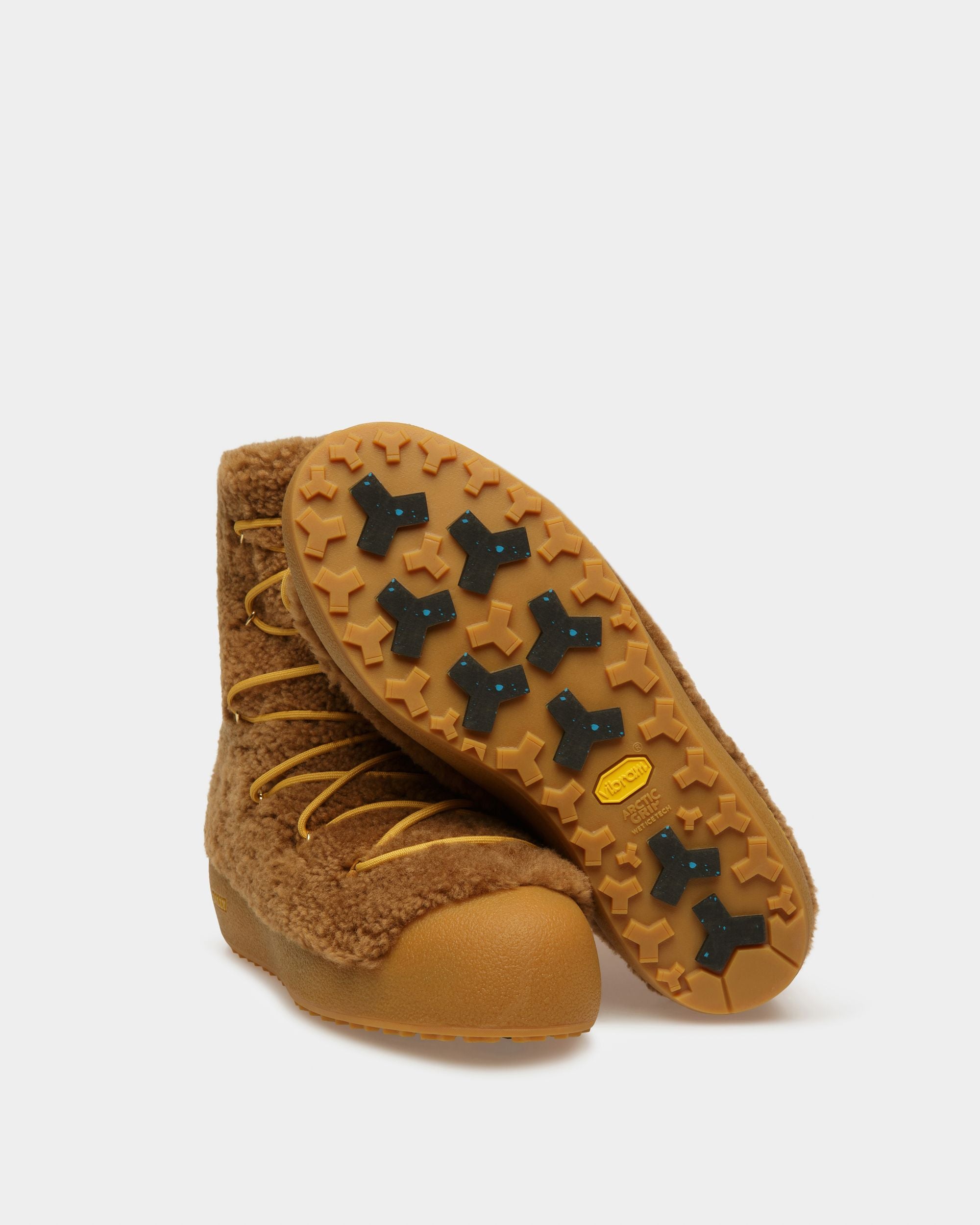 Corviglia Stivale Da Neve In Pelle Cammello - Uomo - Bally - 05