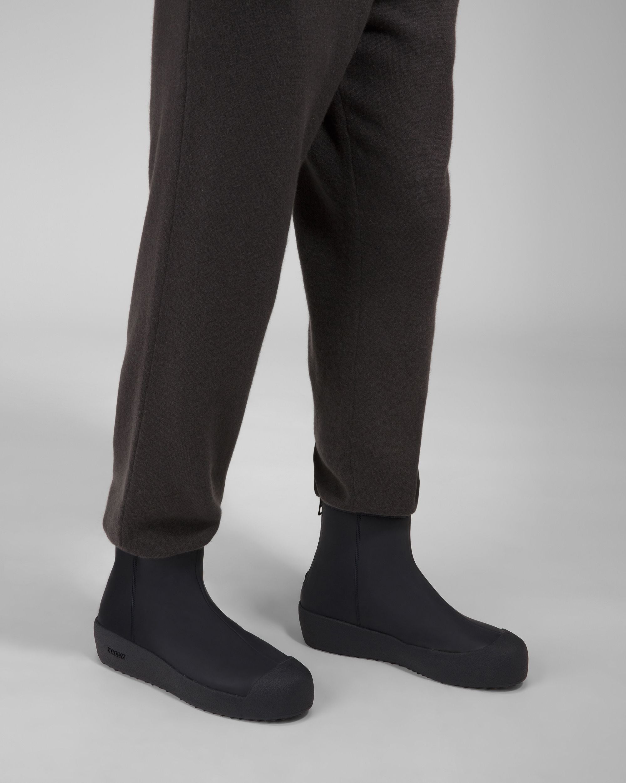 Bernina Stivale Da Neve In Pelle Blu Navy - Uomo - Bally - 03