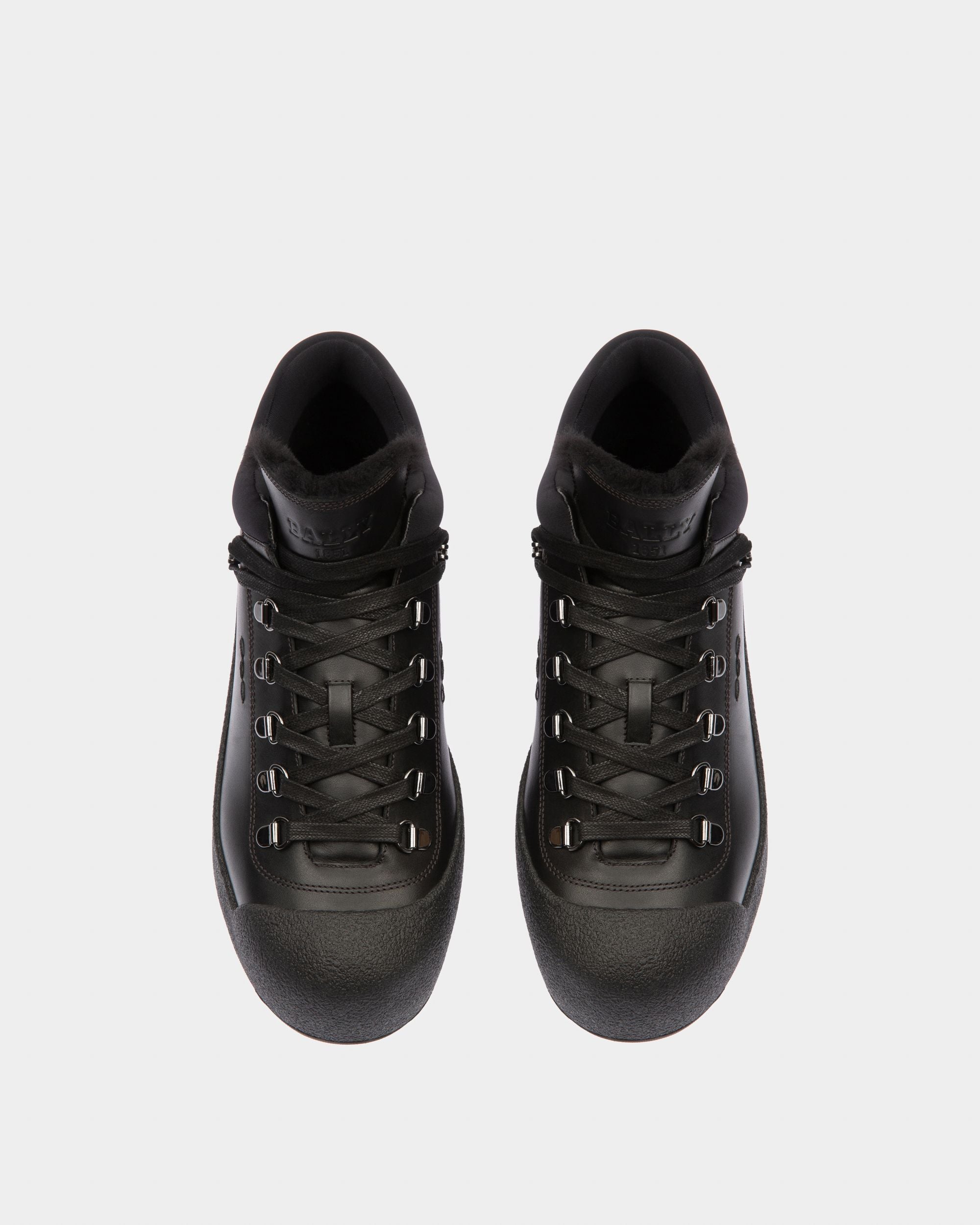 Curyal Stivali Da Neve Neri In Pelle - Uomo - Bally - 02