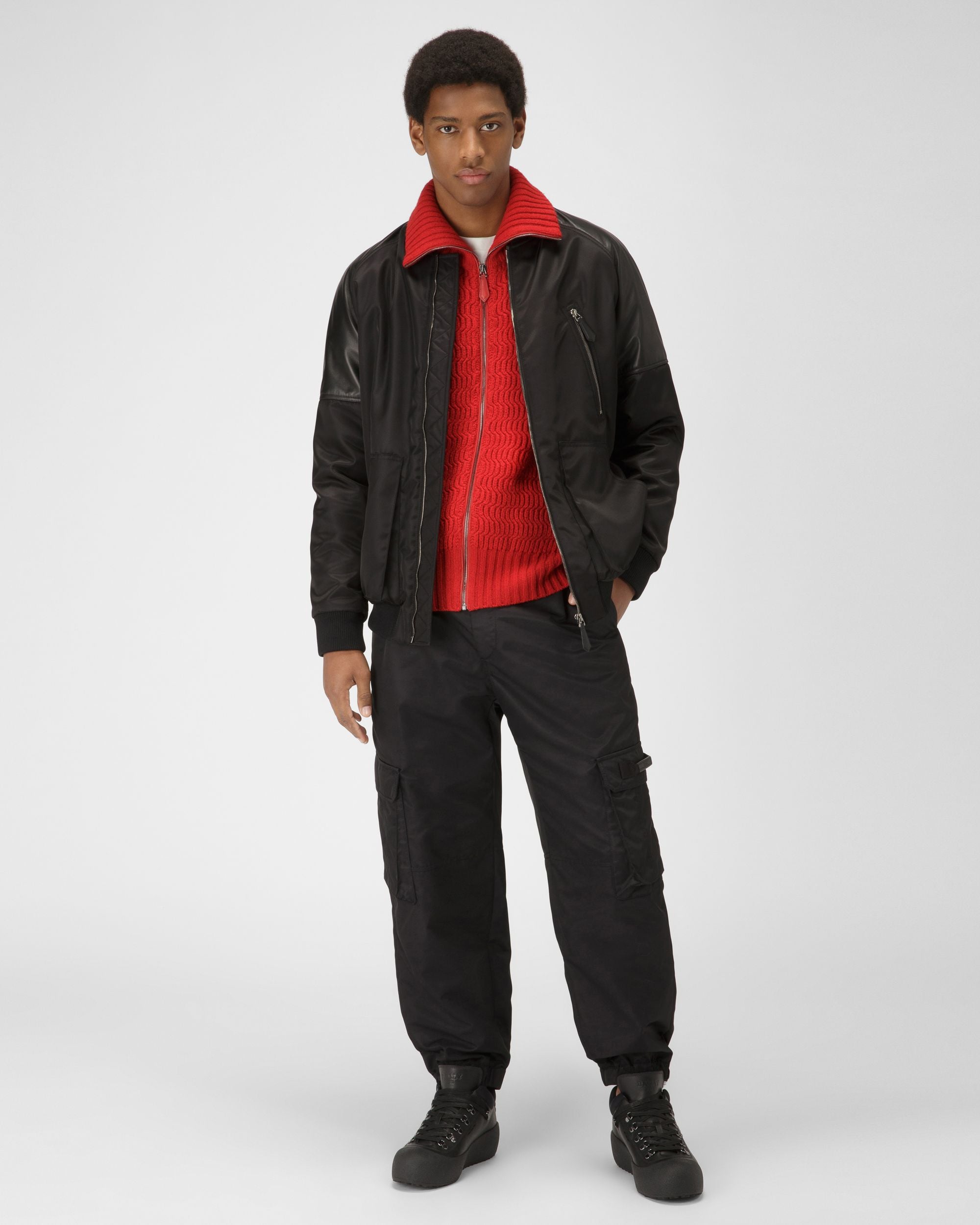 Curyal Stivali Da Neve Neri In Pelle - Uomo - Bally - 07