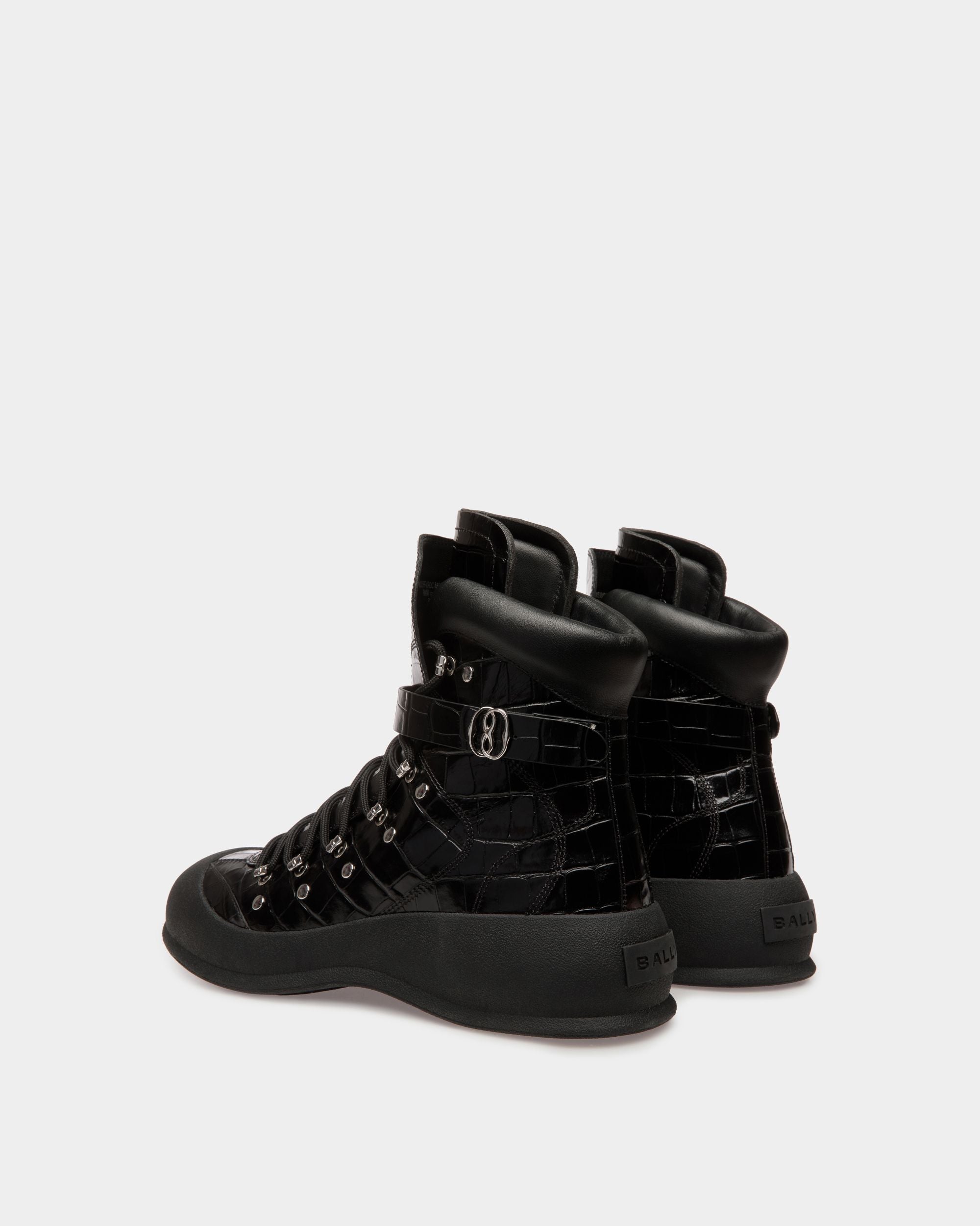 Stivale Da Neve Frei In Pelle Nera - Uomo - Bally - 04