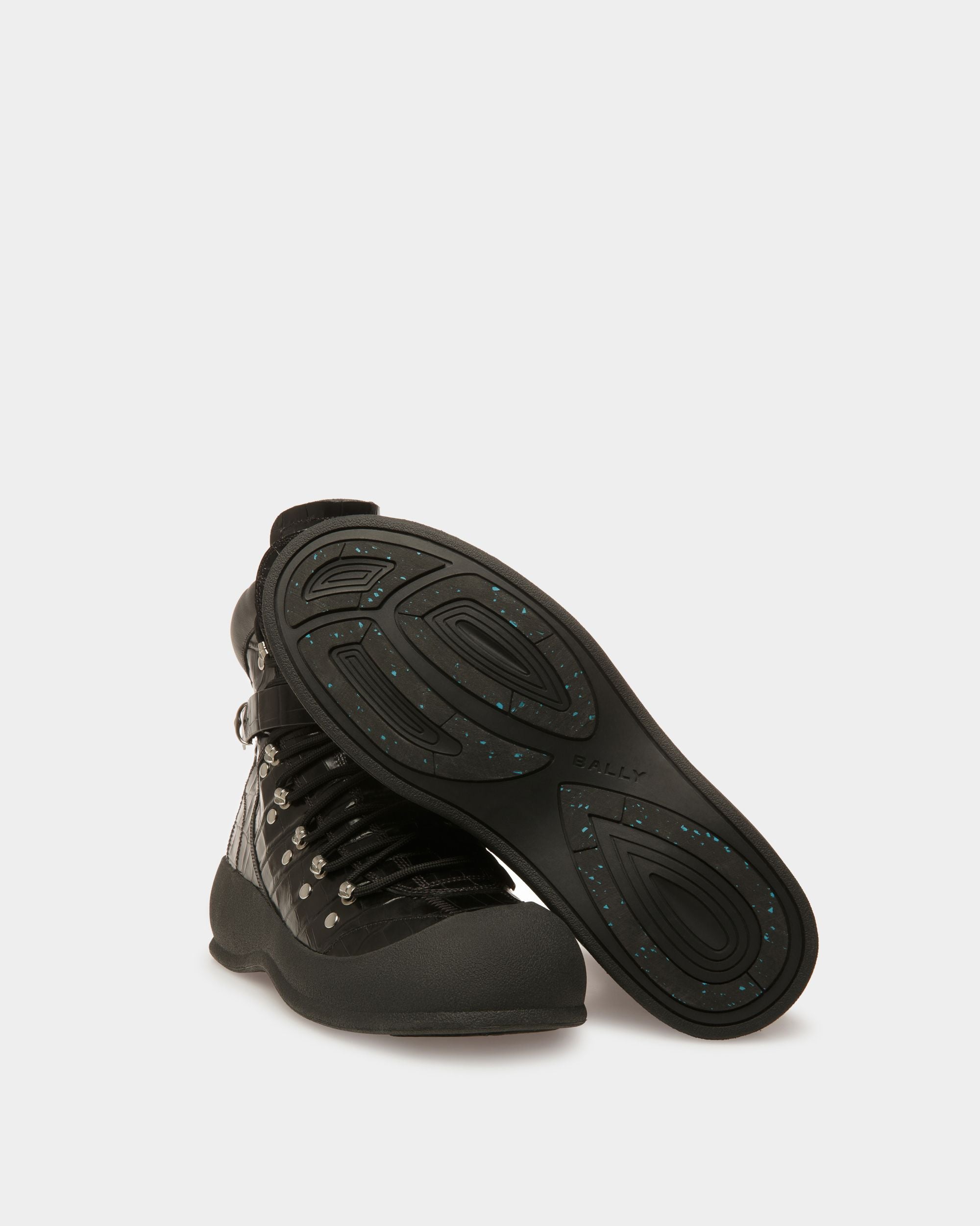 Stivale Da Neve Frei In Pelle Nera - Uomo - Bally - 05