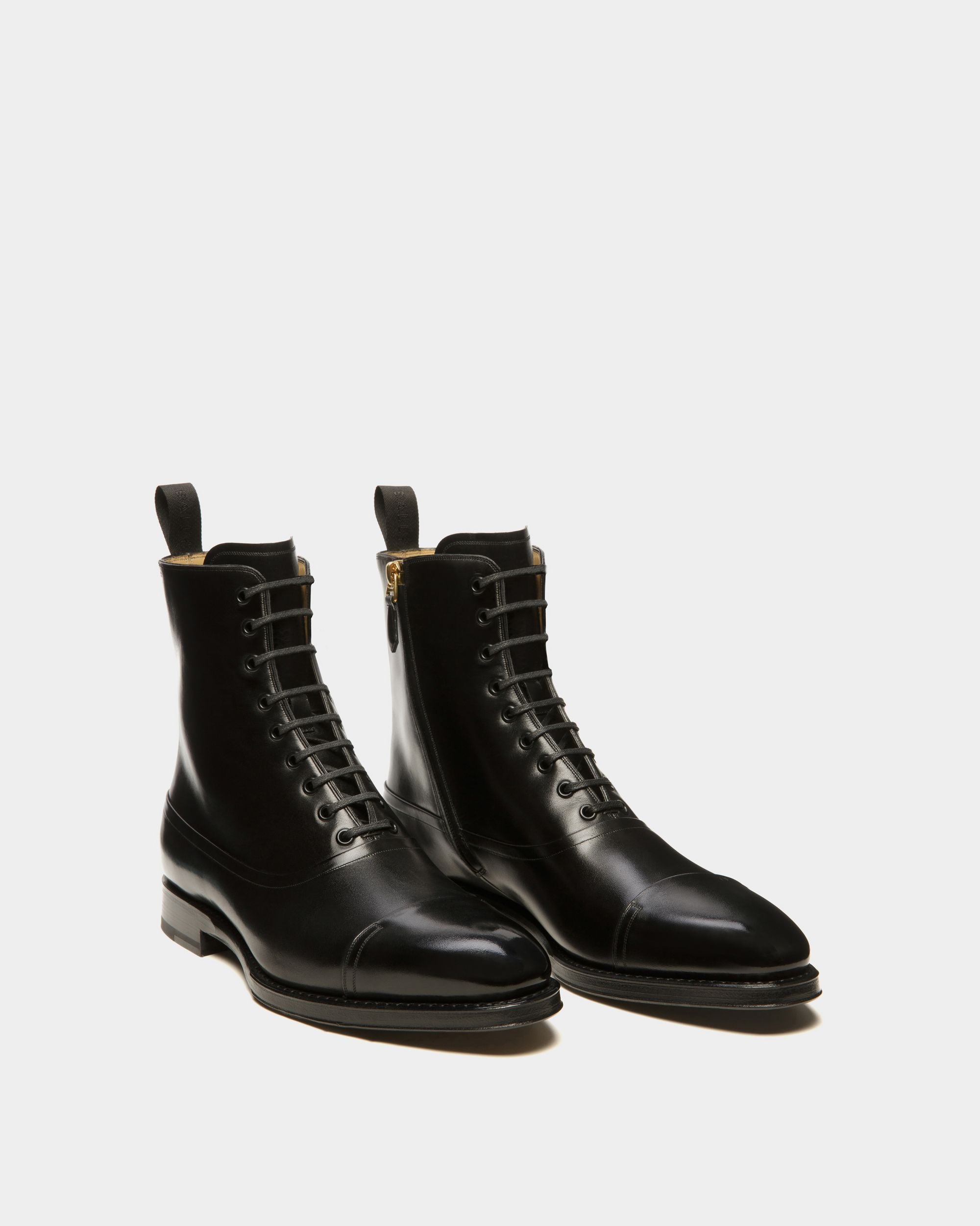Stivaletto Scribe In Pelle Nera - Uomo - Bally - 02