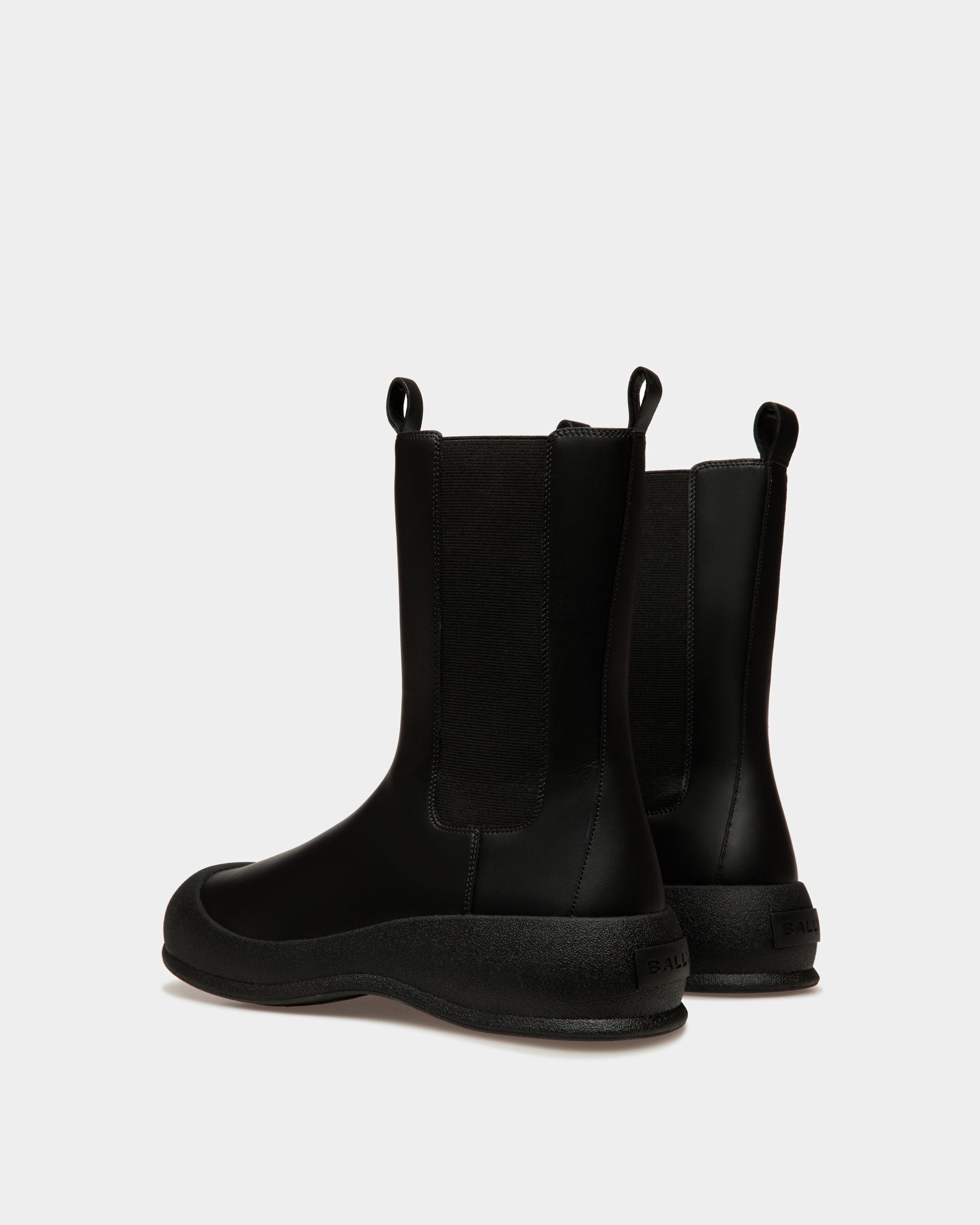 Stivale Da Neve Frei In Pelle Nera - Uomo - Bally - 03