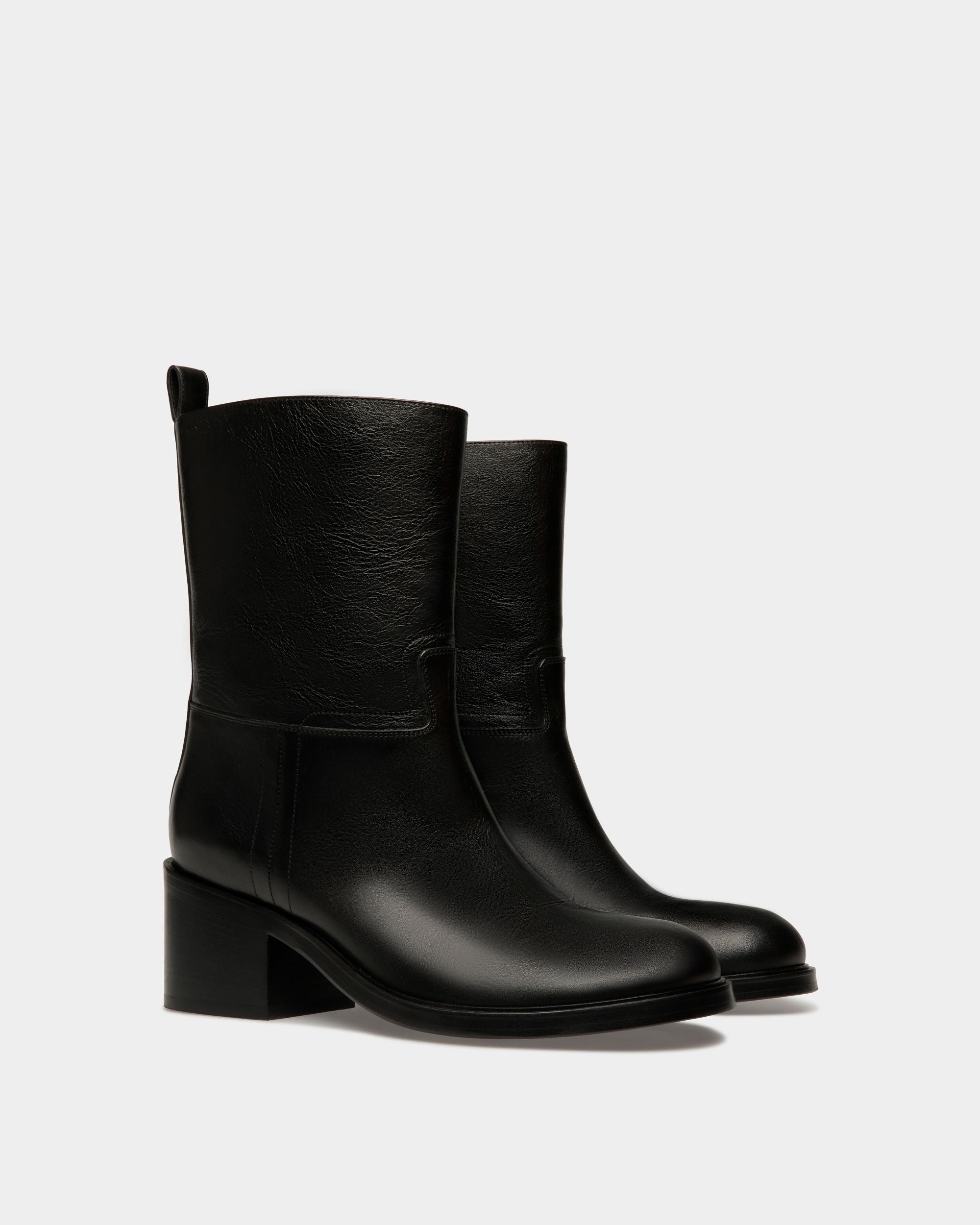 Stivale Peggy In Pelle Nera - Uomo - Bally - 03