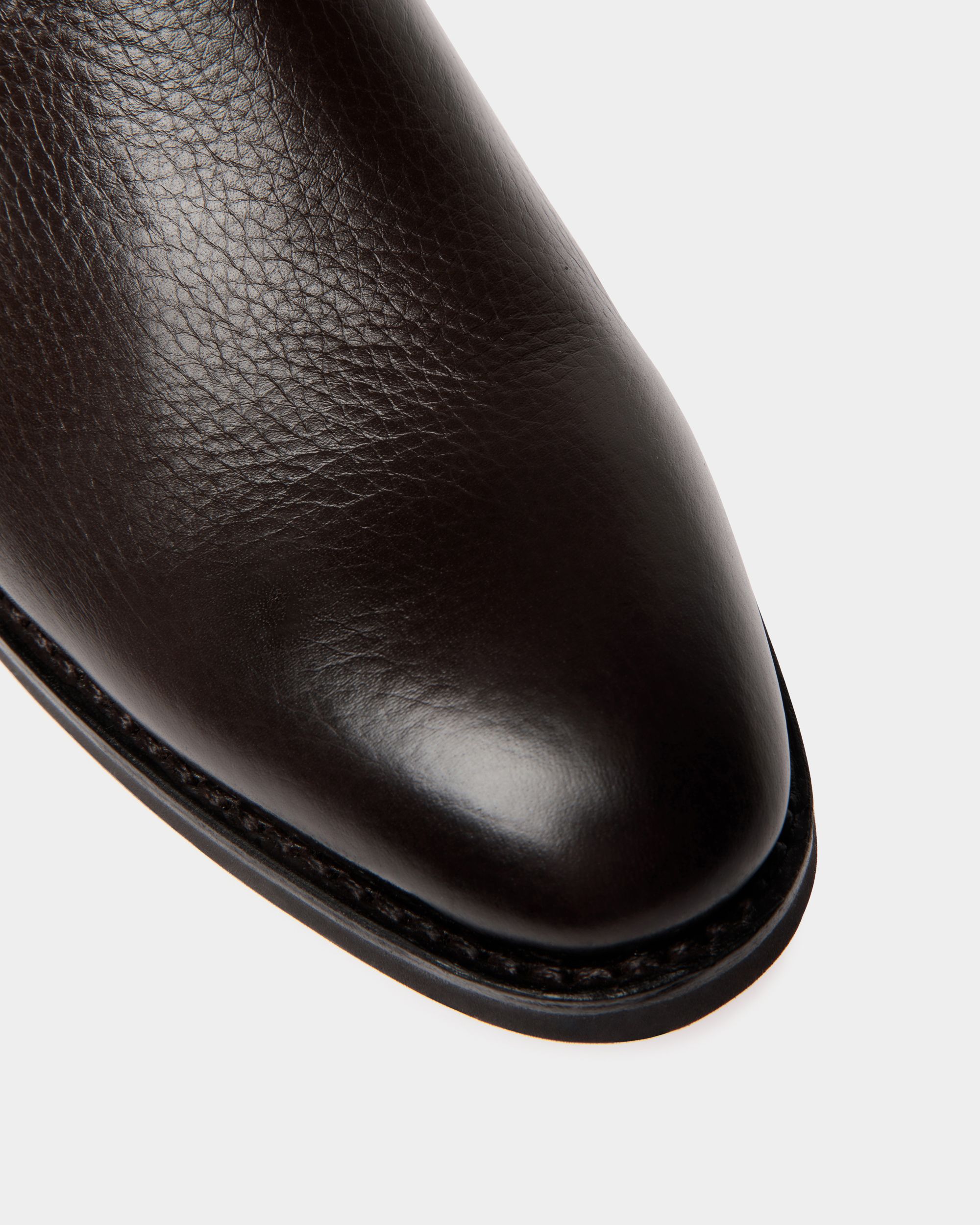 Stivaletto Scribe Un In Pelle Di Daino Color Ebano - Uomo - Bally - 05
