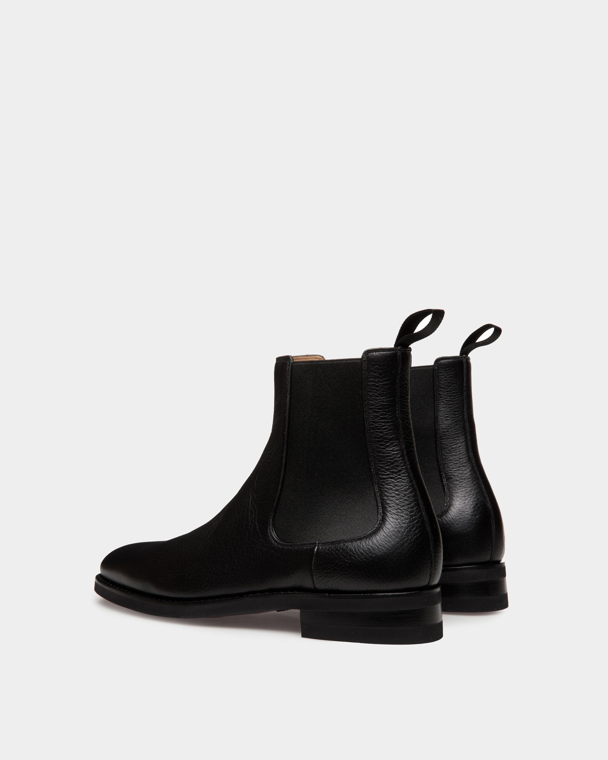 Stivaletto Scribe Un In Pelle Di Daino Nera - Uomo - Bally - 03