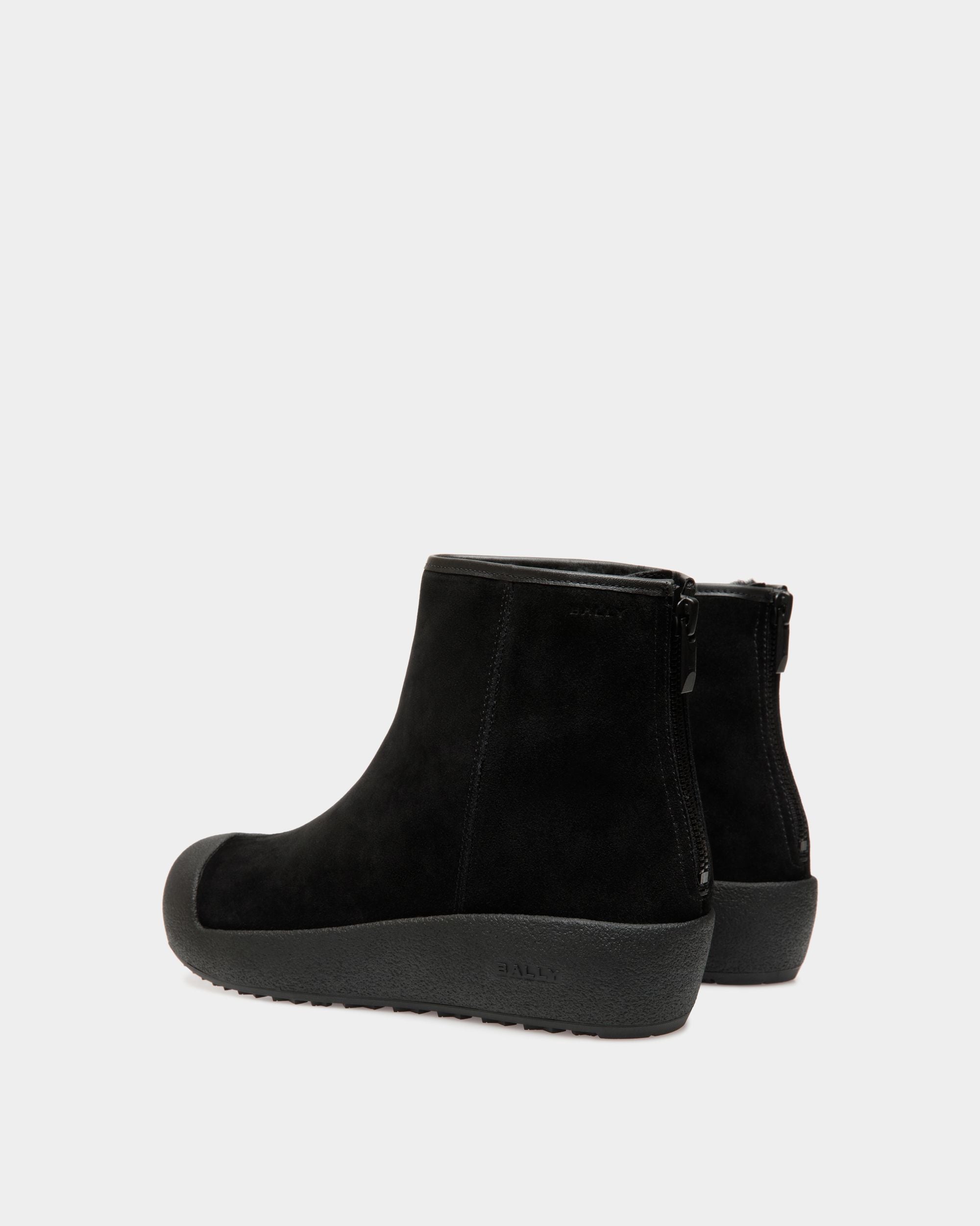 Stivaletto Bally Curling In Pelle Scamosciata Nera - Uomo - Bally - 04