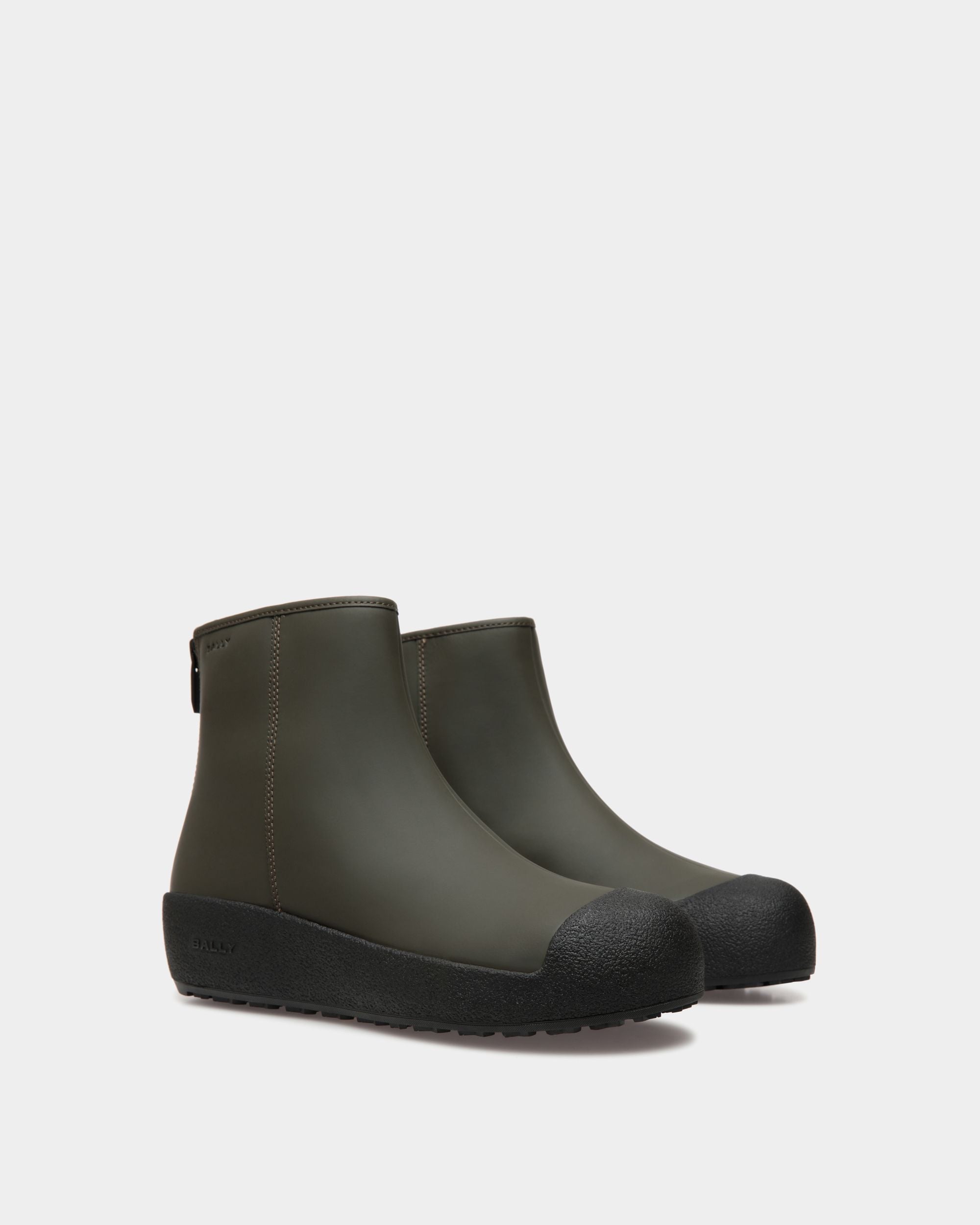 Stivaletto Bally Curling In Pelle Military Green - Uomo - Bally - 03