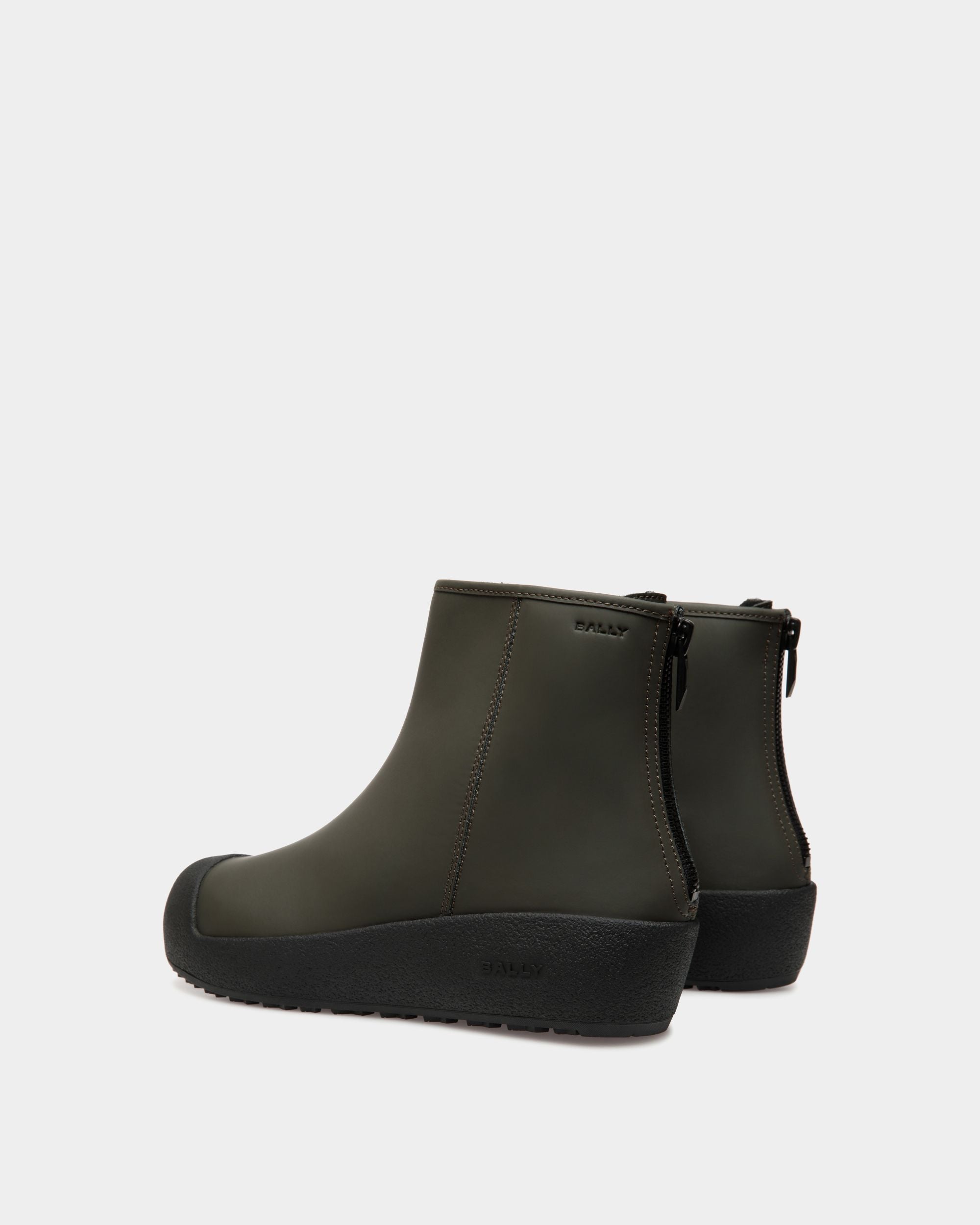 Stivaletto Bally Curling In Pelle Military Green - Uomo - Bally - 04