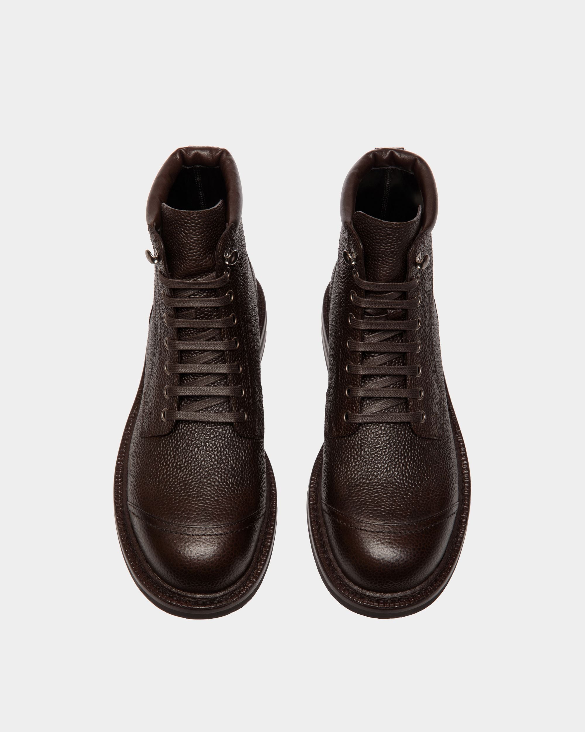 Stivaletto Norwelt In Pelle Granata Color Ebano - Uomo - Bally - 05