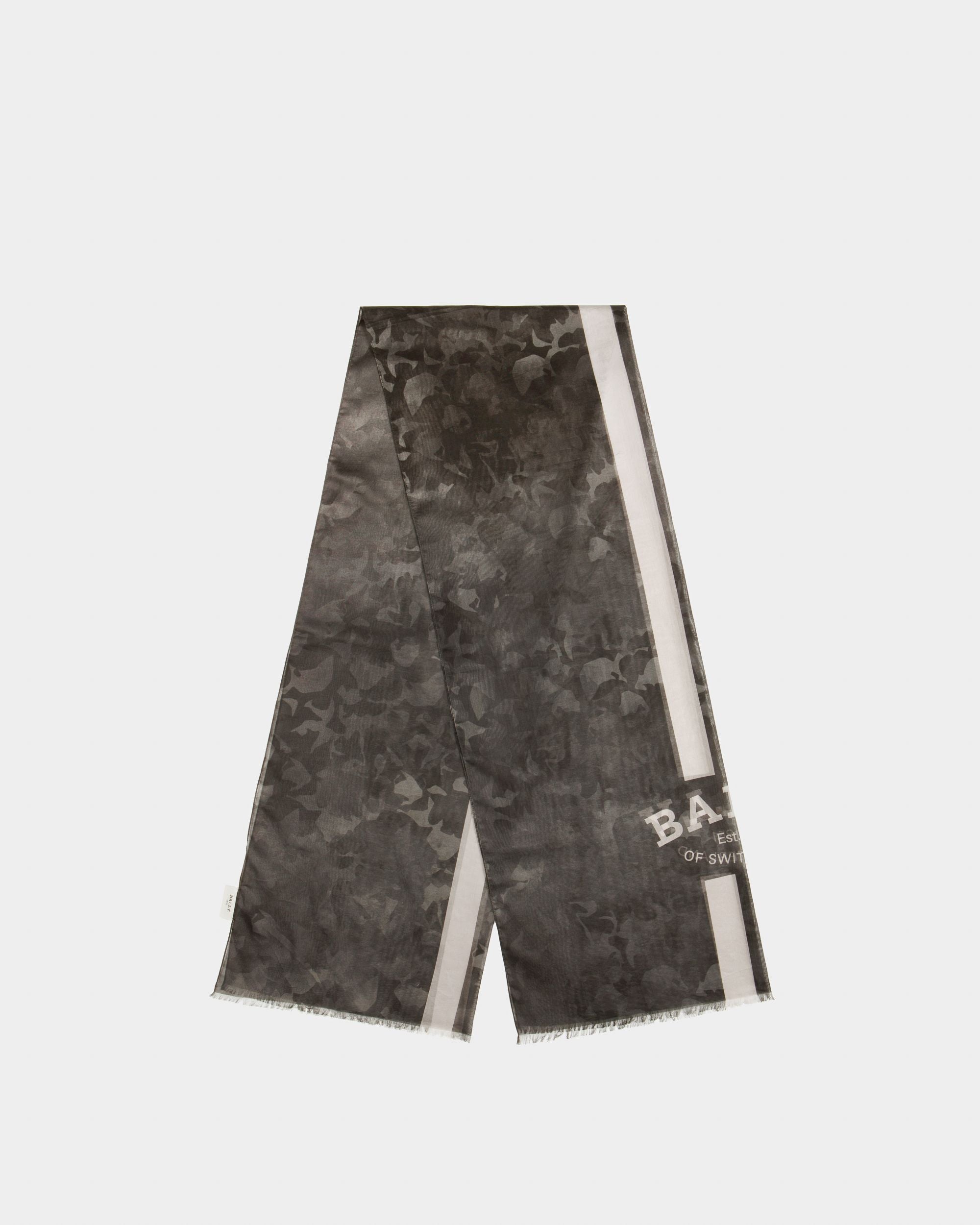 Sciarpa Nera In Cotone - Uomo - Bally - 01