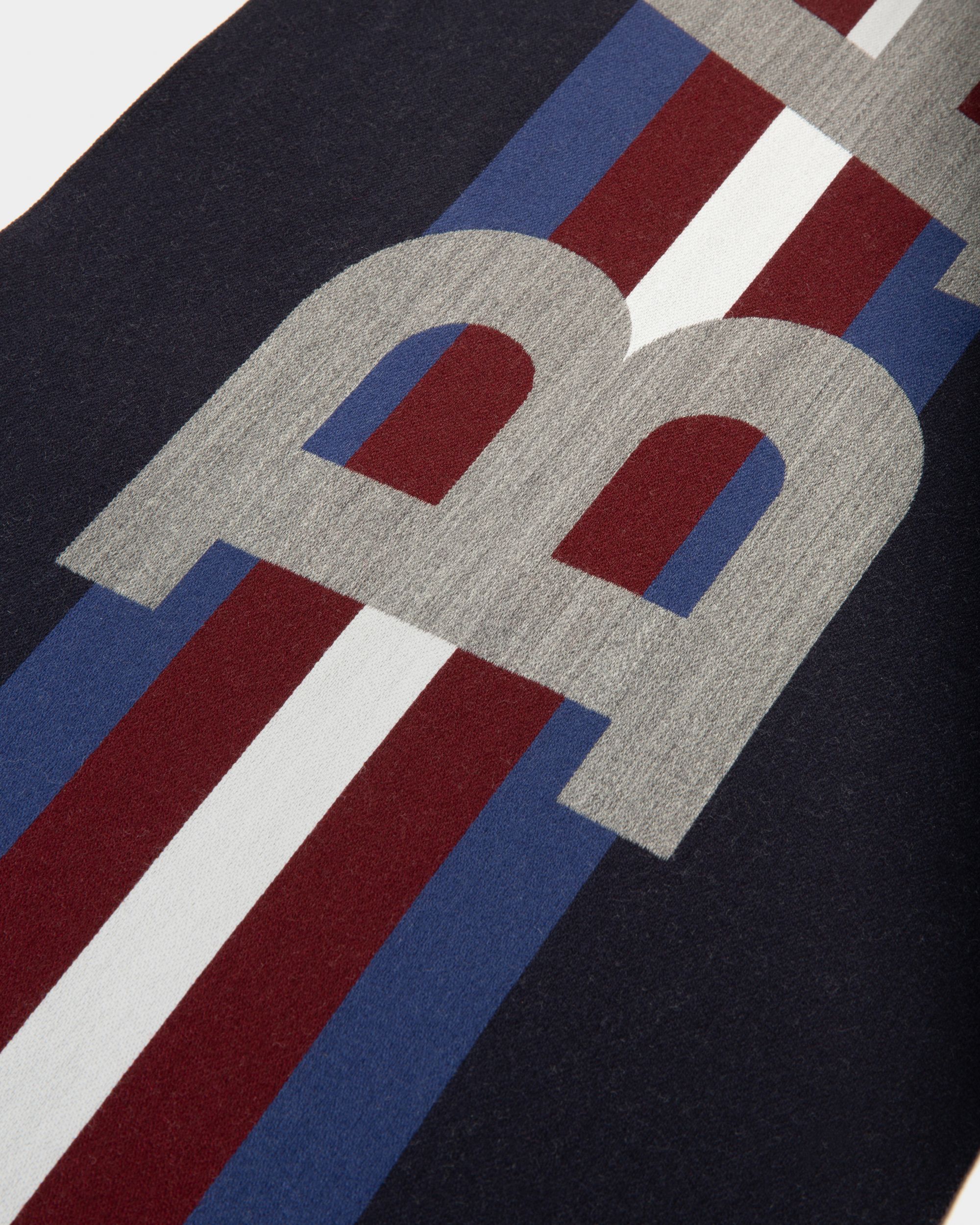 Sciarpa In Misto Seta Bally Stripe - Uomo - Bally - 02
