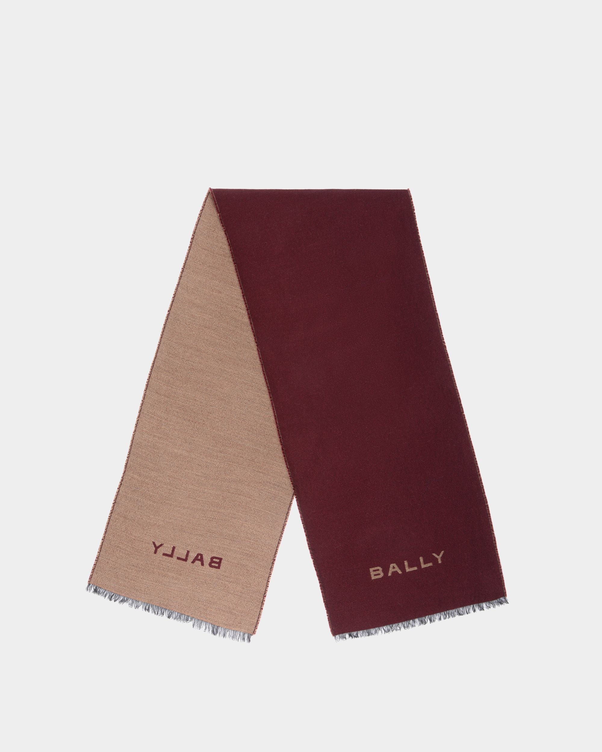 Sciarpa In Misto Lana Andorra Con Logo - Uomo - Bally - 01