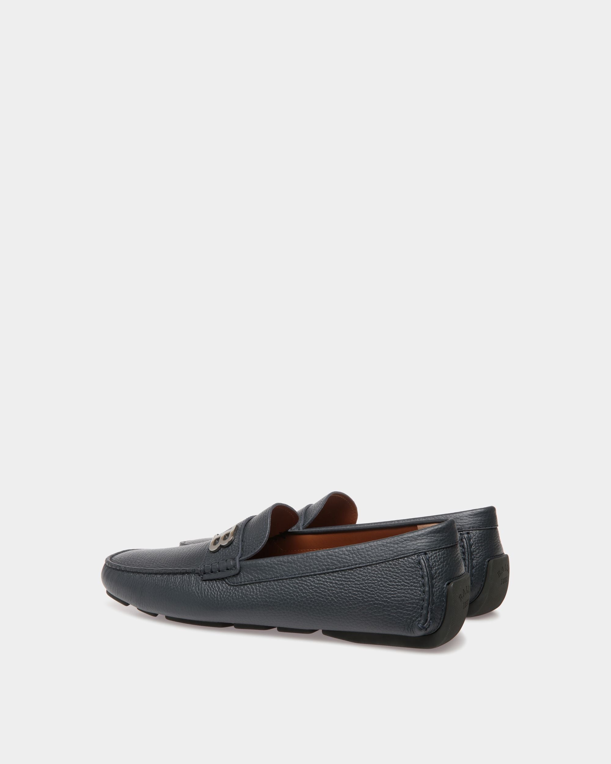 Driver In Pelle Granata Blu - Uomo - Bally - 03
