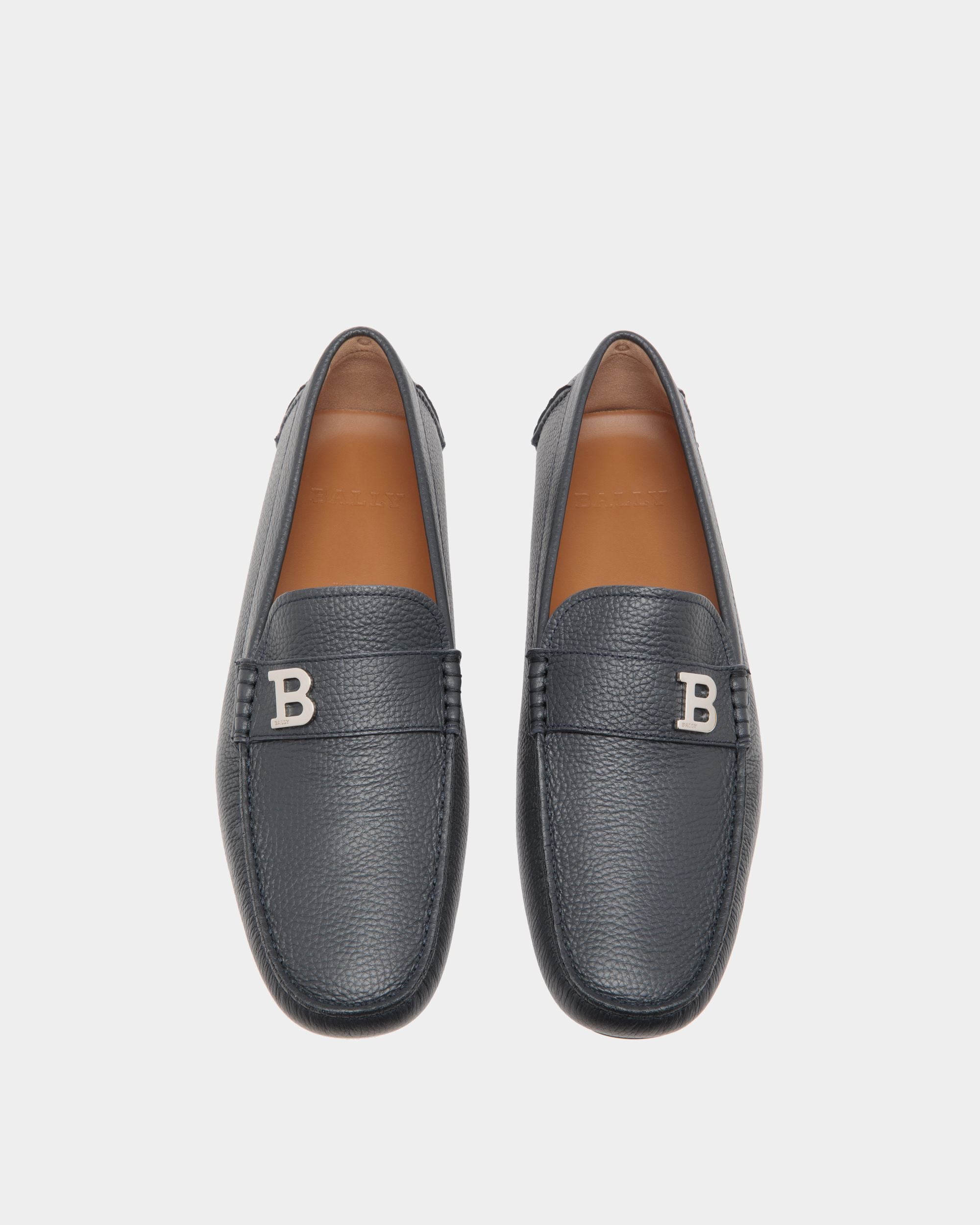 Driver In Pelle Granata Blu - Uomo - Bally - 04