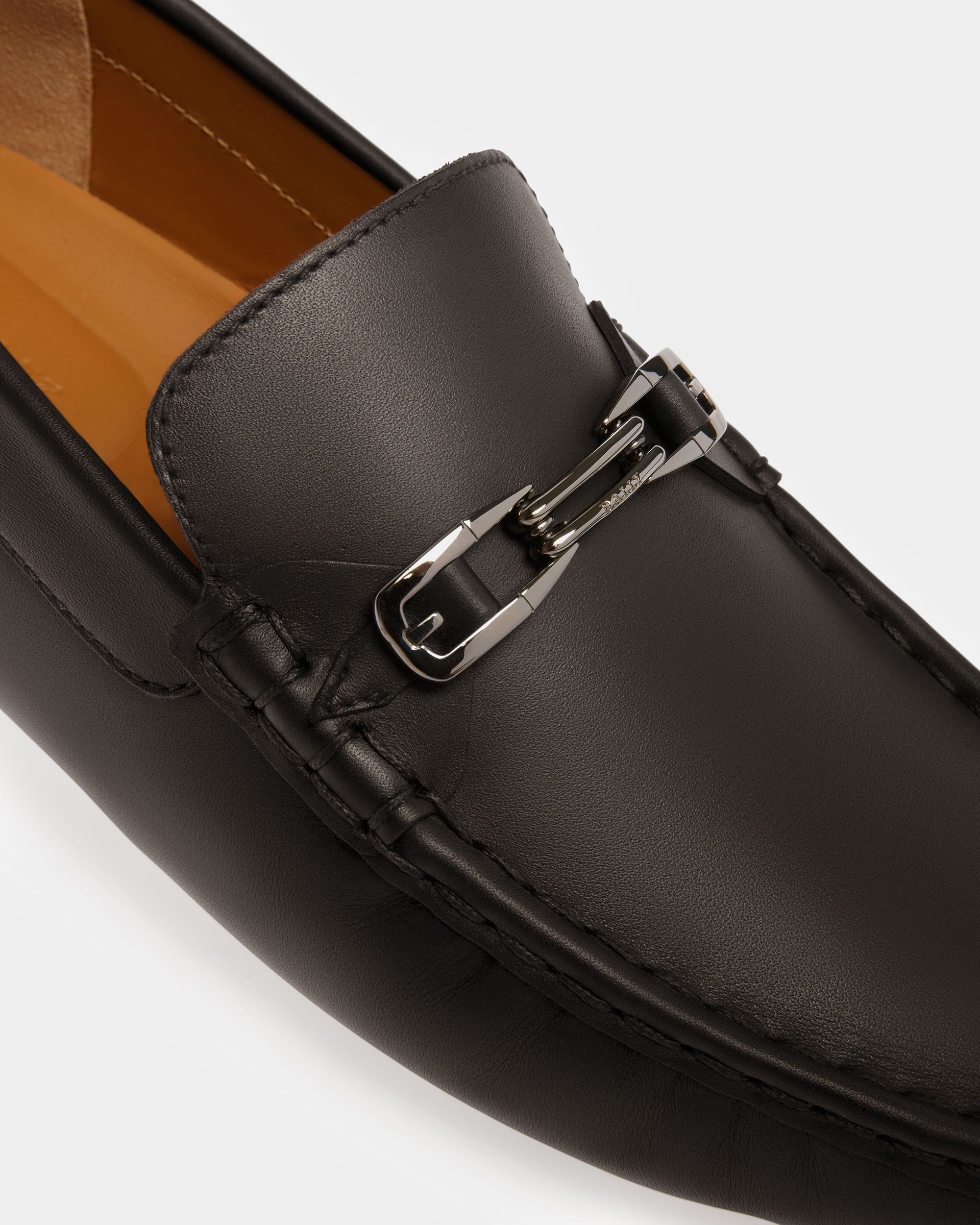 Pinter Scarpa Da Guida In Pelle Nera - Uomo - Bally - 06