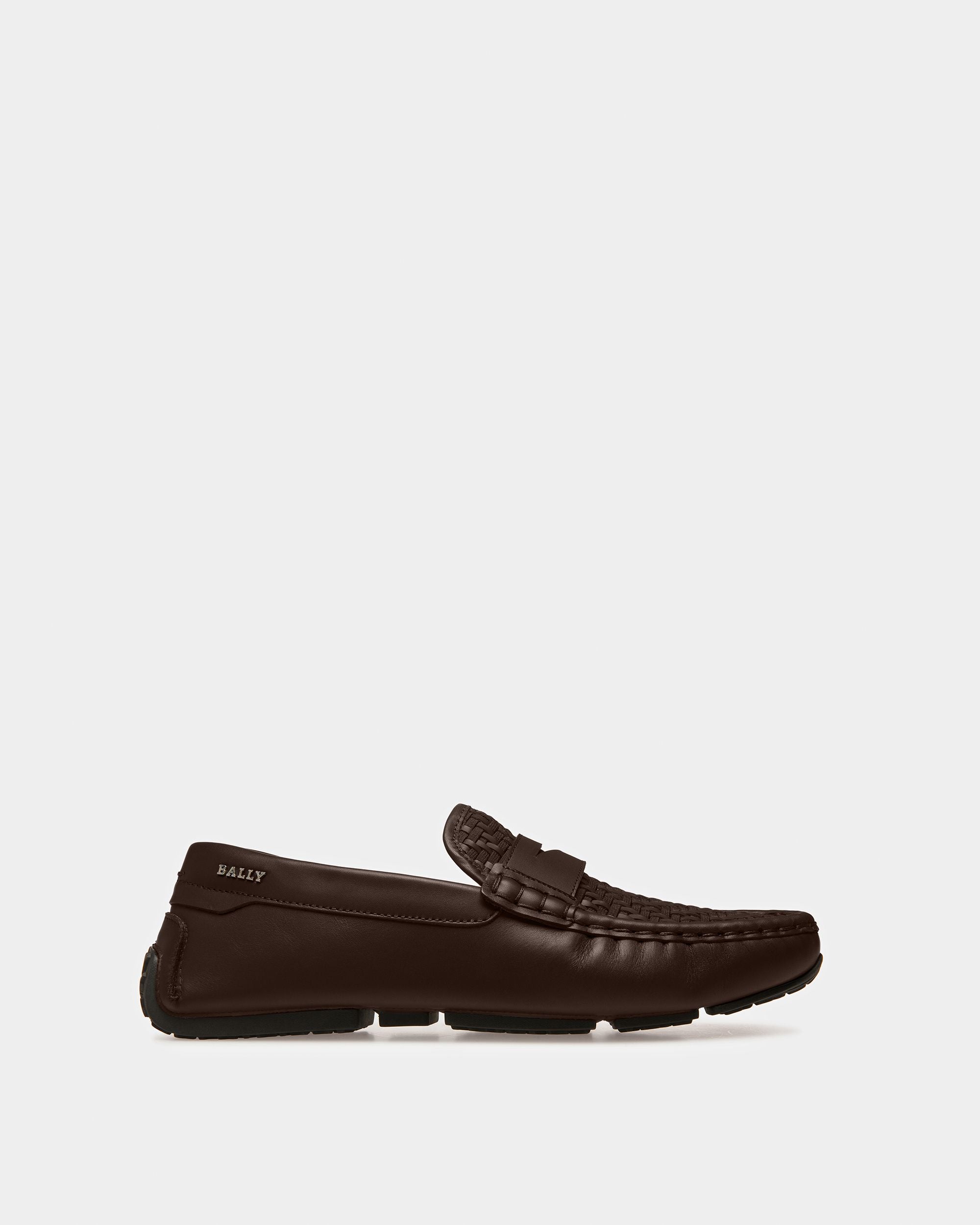Pilos Scarpa Da Guida In Pelle Marrone - Uomo - Bally - 01