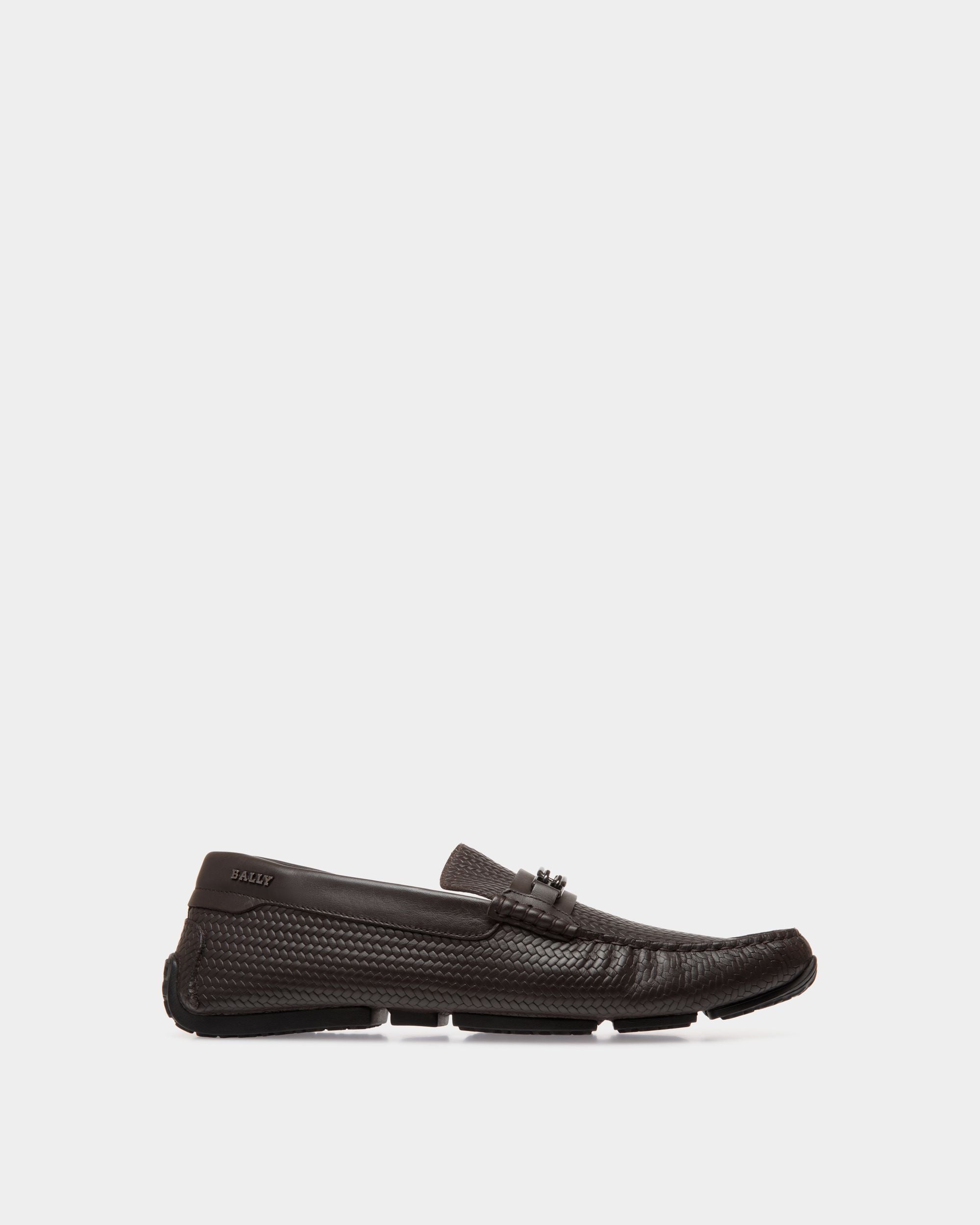Pilot Drivers In Brown Leather - Uomo - Bally - 01