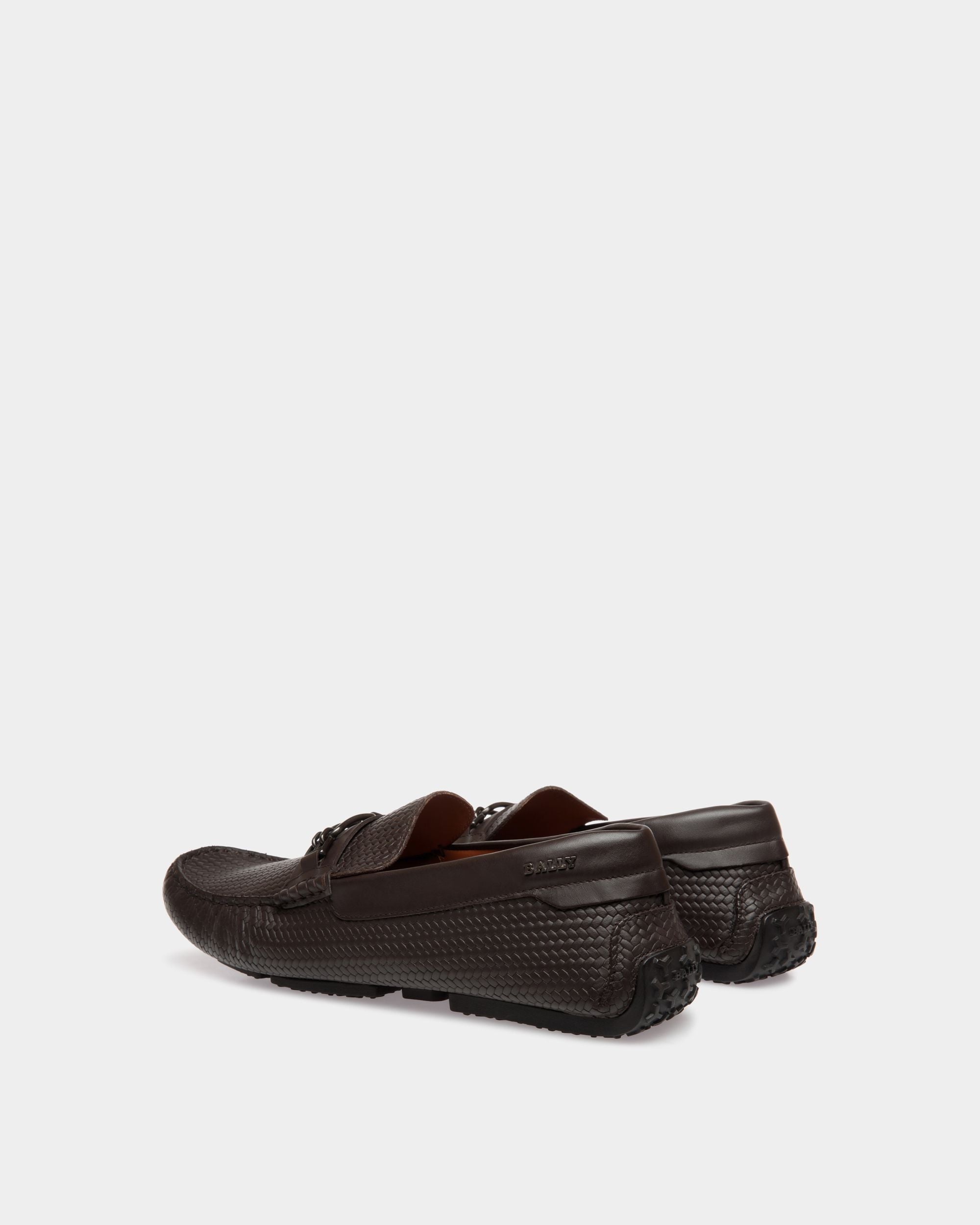 Pilot Drivers In Brown Leather - Uomo - Bally - 03