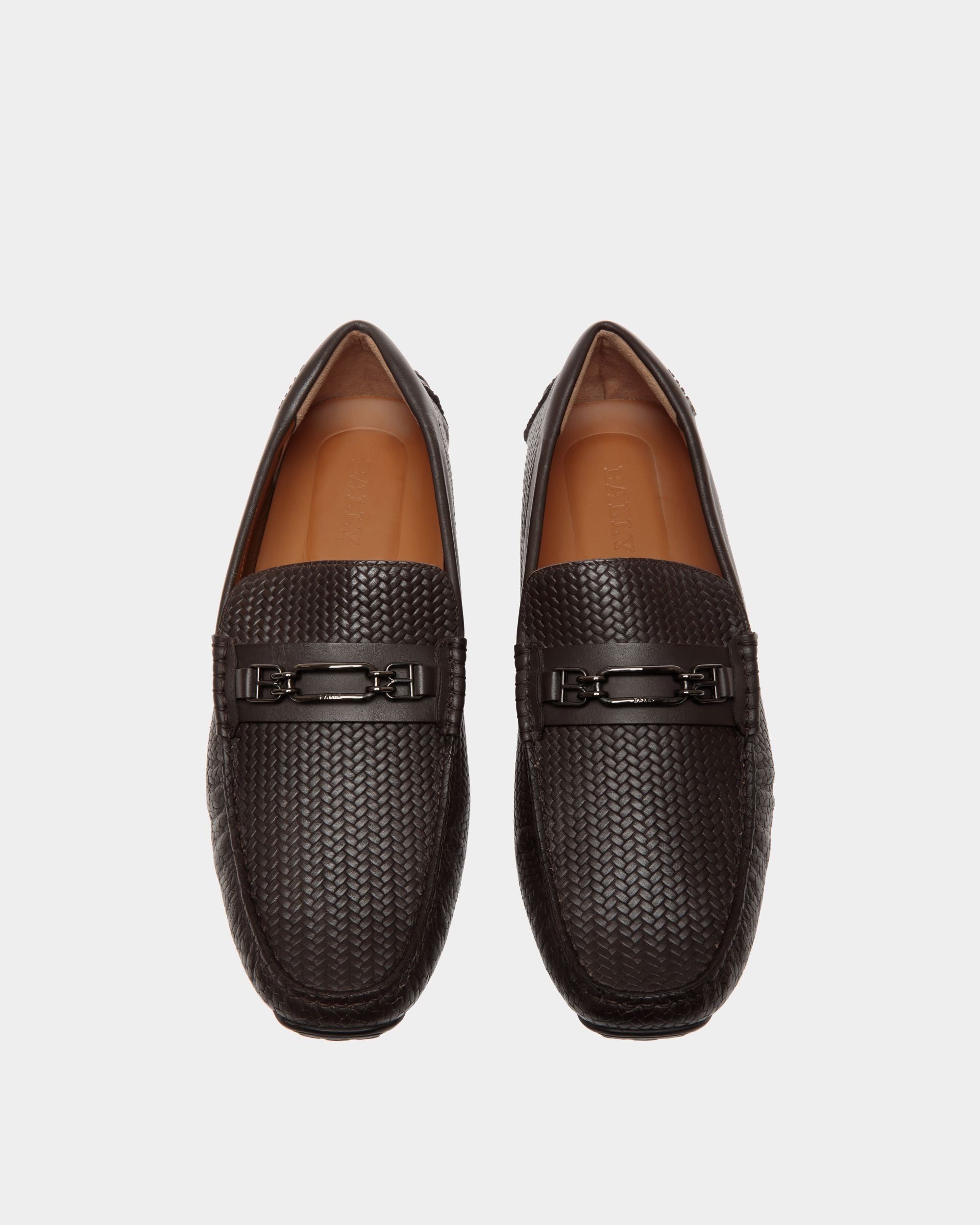 Pilot Drivers In Brown Leather - Uomo - Bally - 04