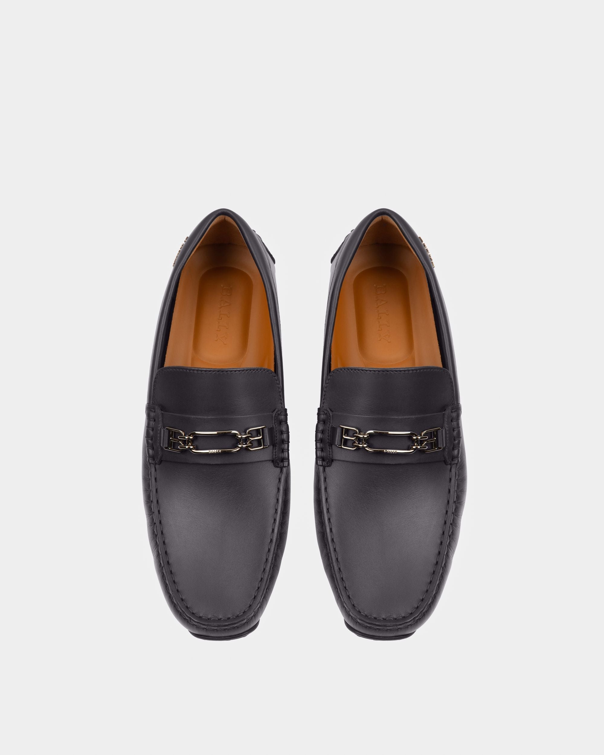 Philip Mocassini In Pelle Blu Marina - Uomo - Bally - 02