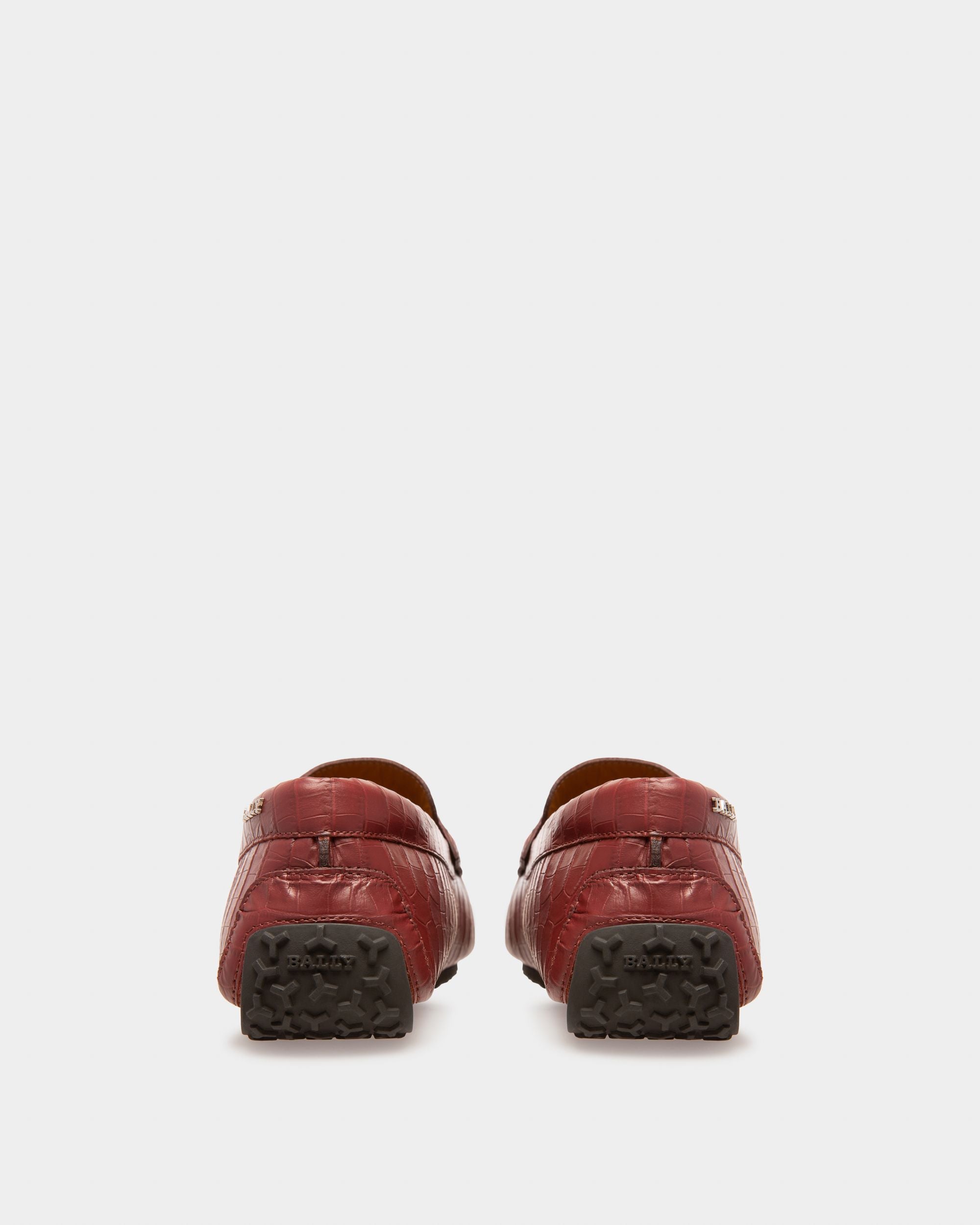 Palan Scarpa Da Guida In Pelle Heritage Red - Uomo - Bally - 04